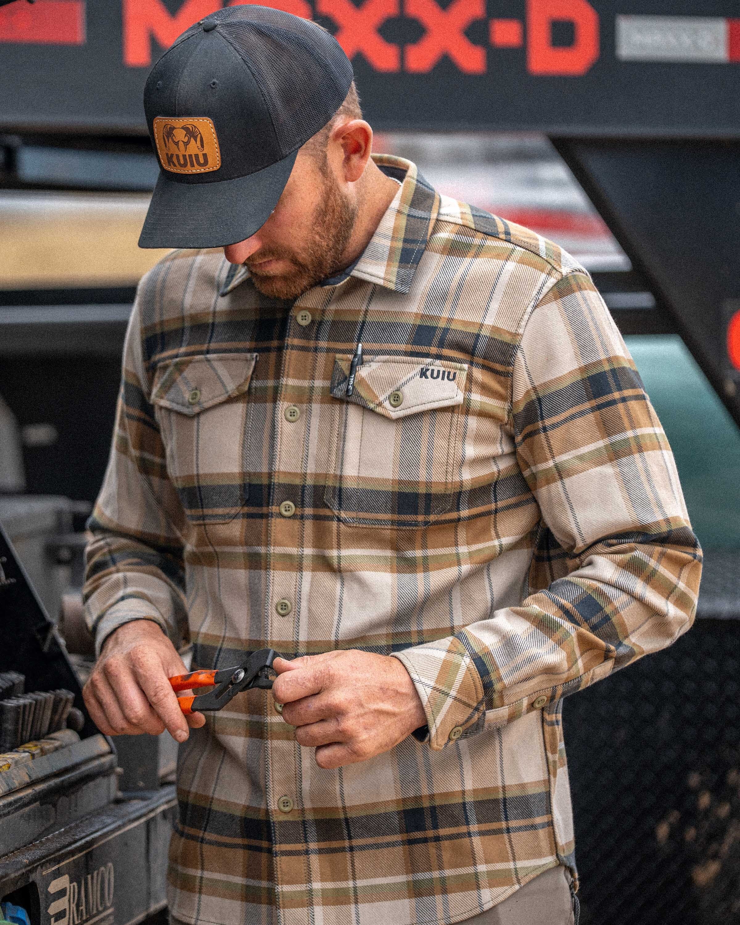 Flannel Heavyweight Shirt | Valo Check Plaid - Image 3