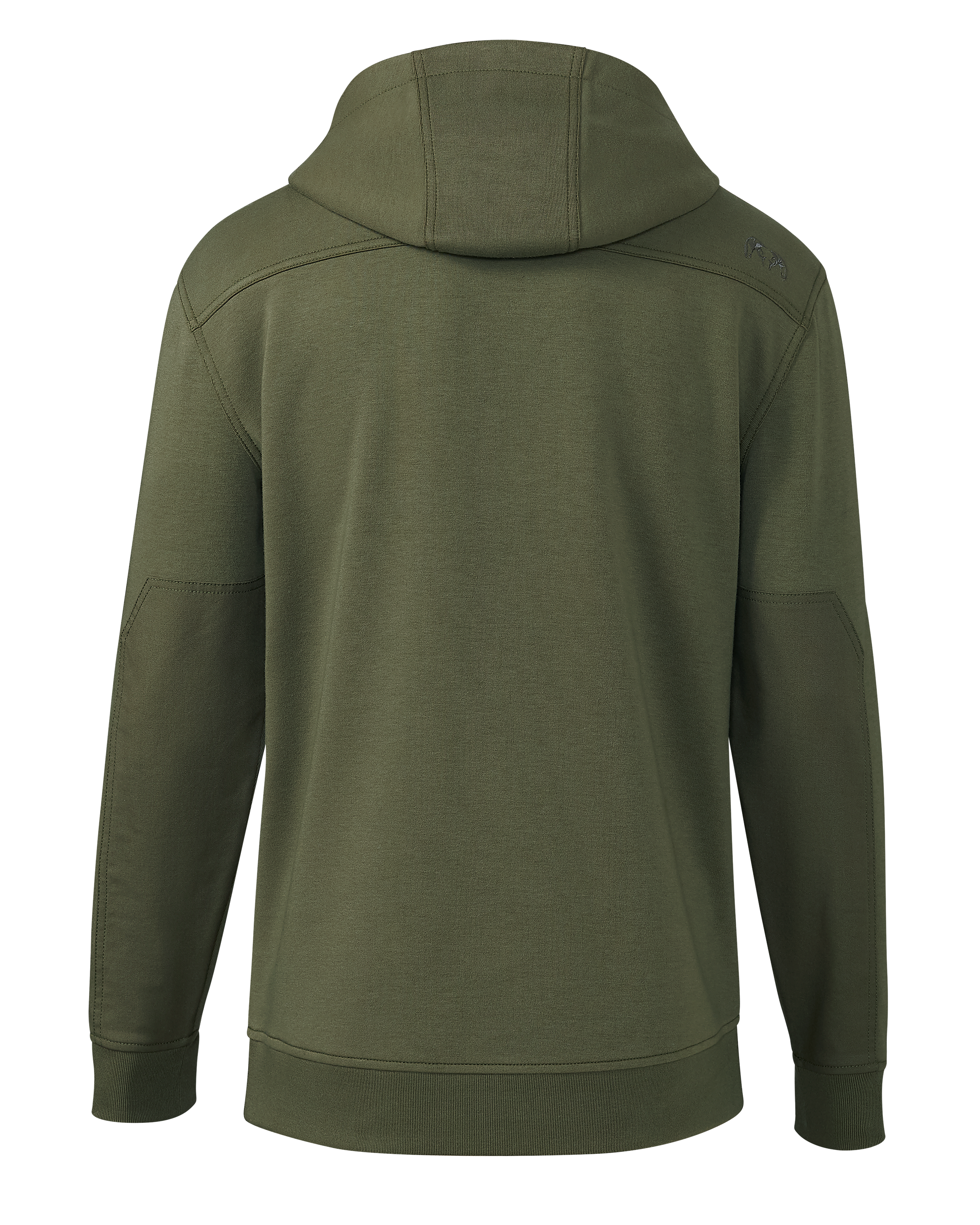 Alternative view of Workgrade Utility Hoodie | Evergreen