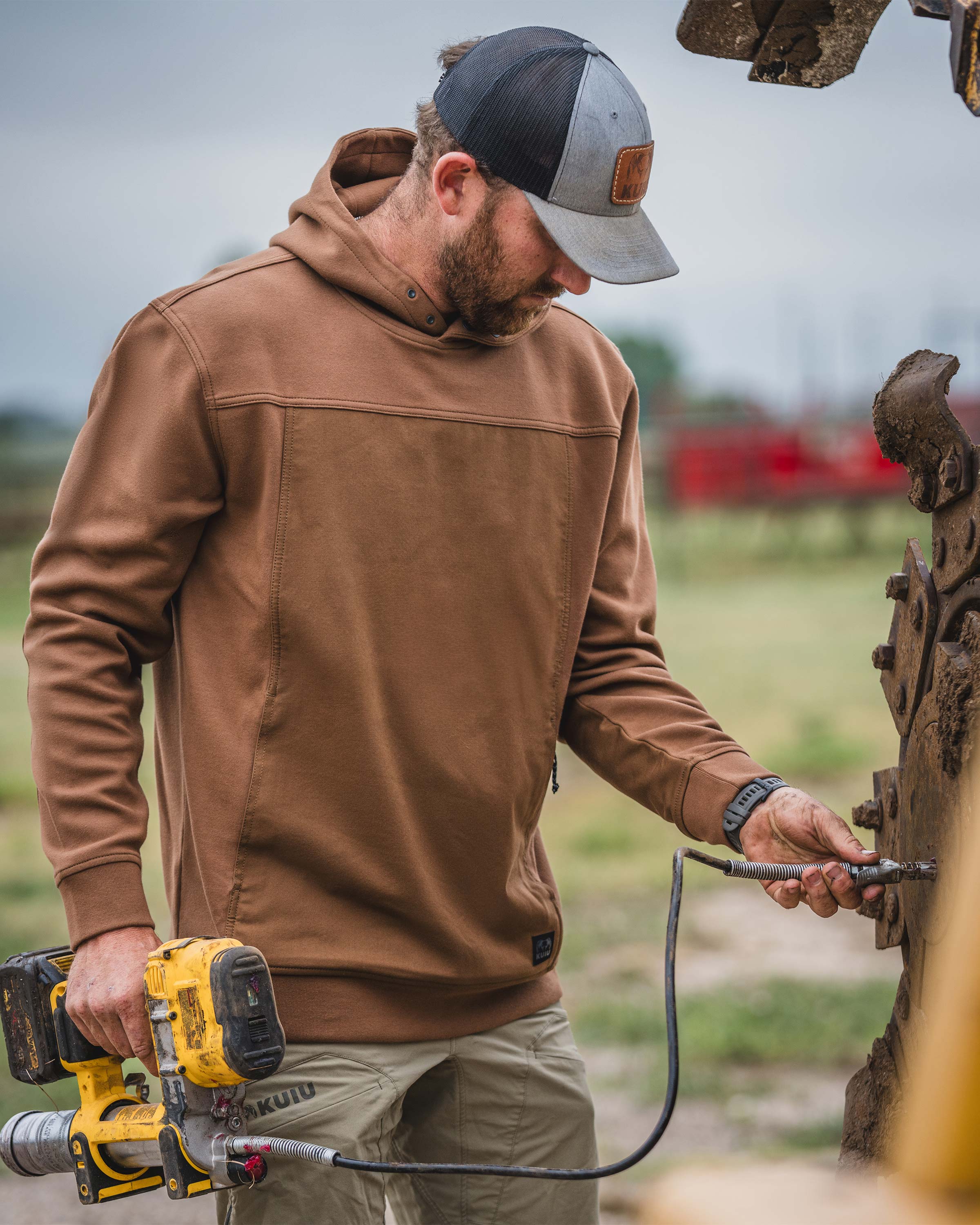 Workgrade Utility Hoodie | Steel Blue - Image 5