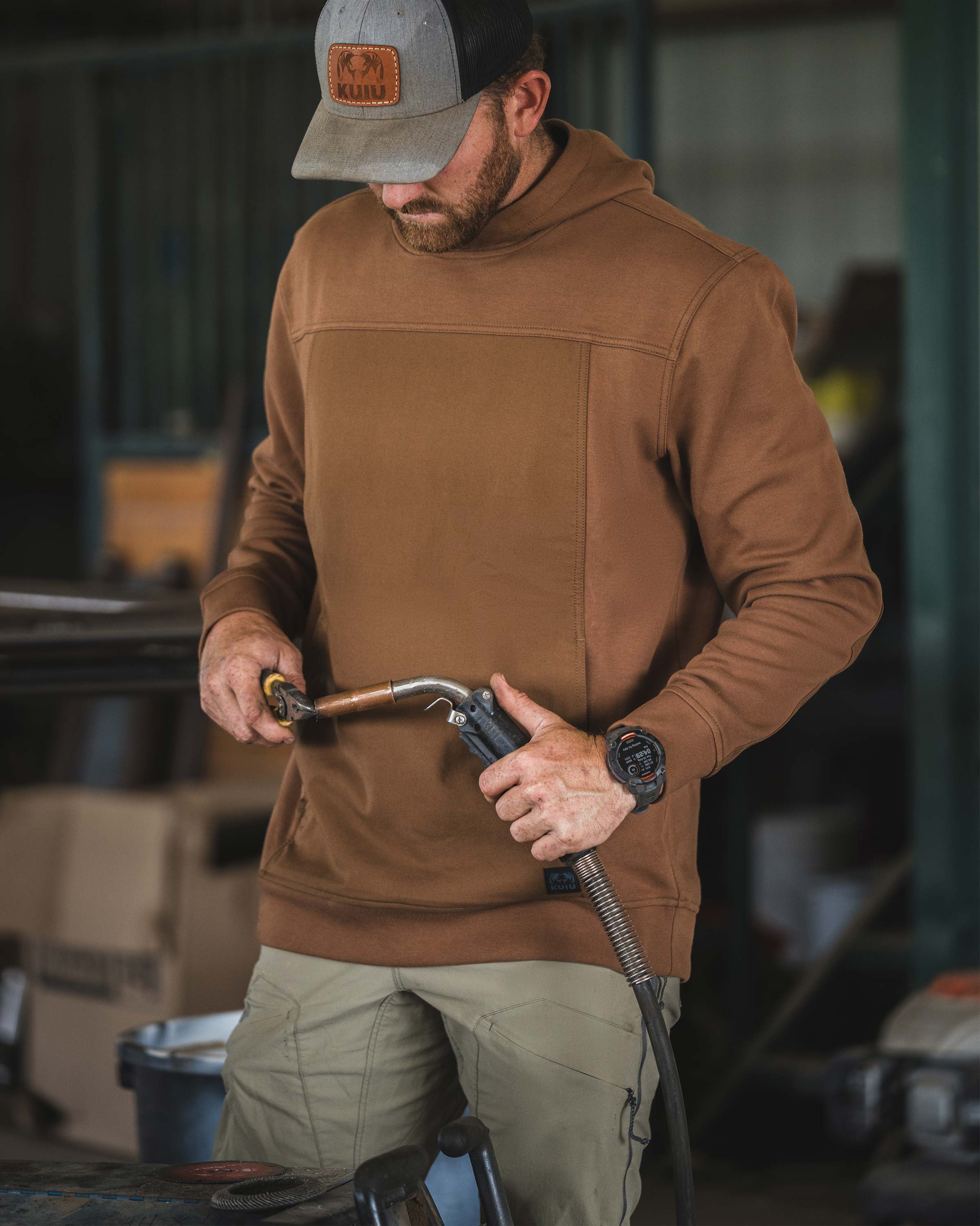 Workgrade Utility Hoodie | Steel Blue - Image 6