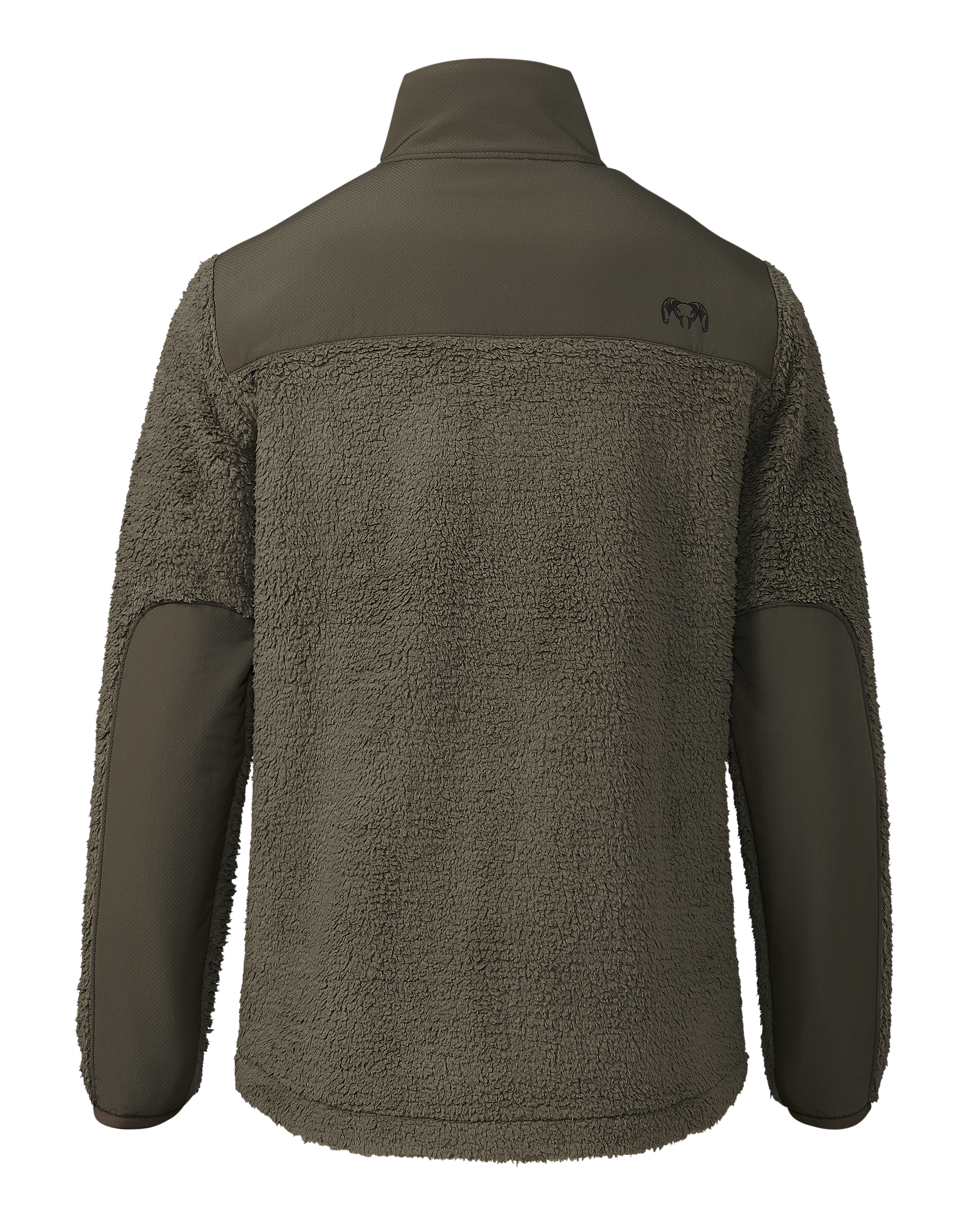 Alternative view of Sherpa Fleece Zip Pullover | Ash