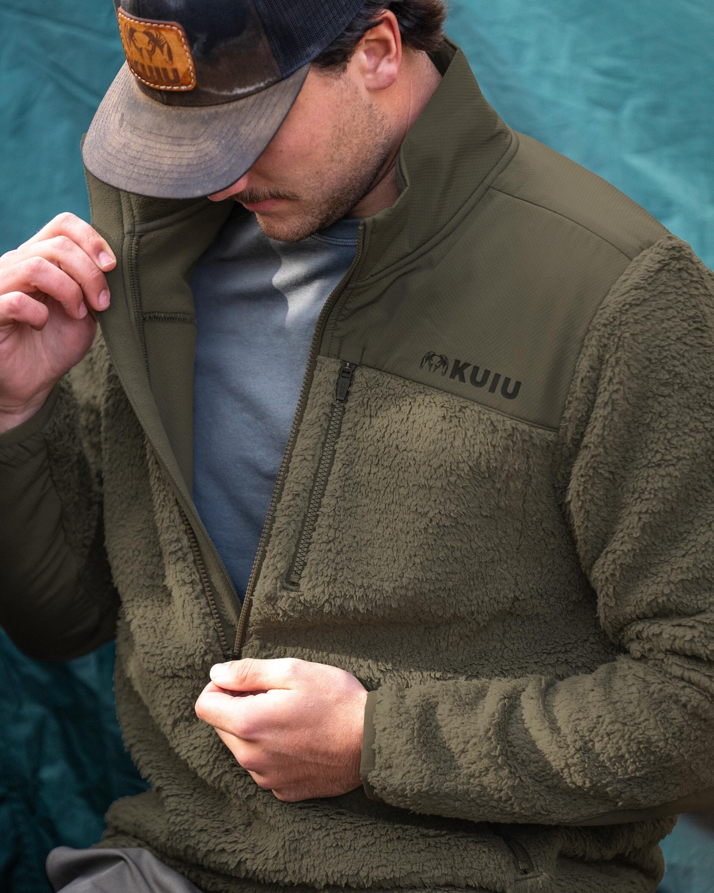 Sherpa Fleece Zip Pullover | Ash - Image 5