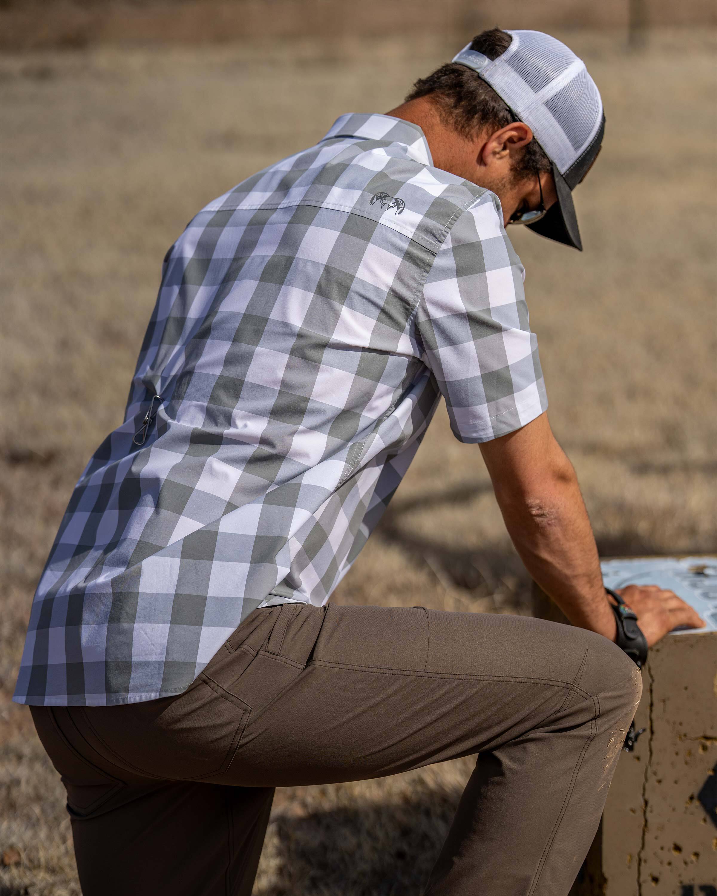 Borrego SS Shirt | Battleship Plaid - Image 5