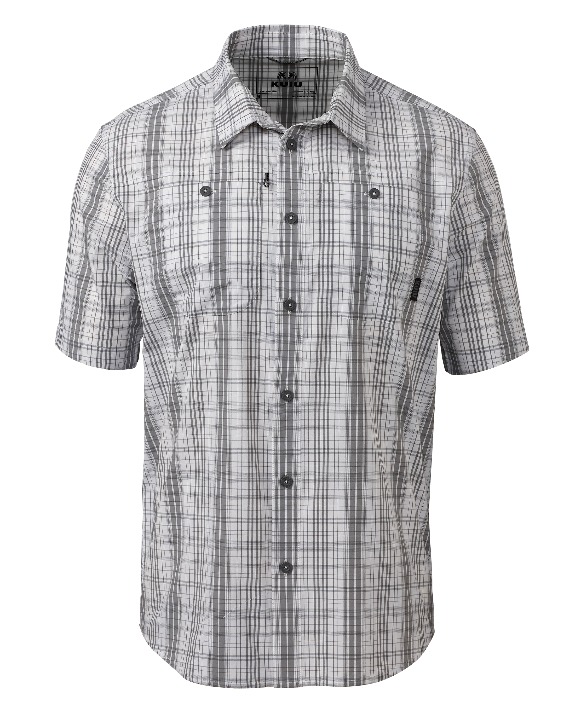 Borrego SS Shirt | Granite Plaid
