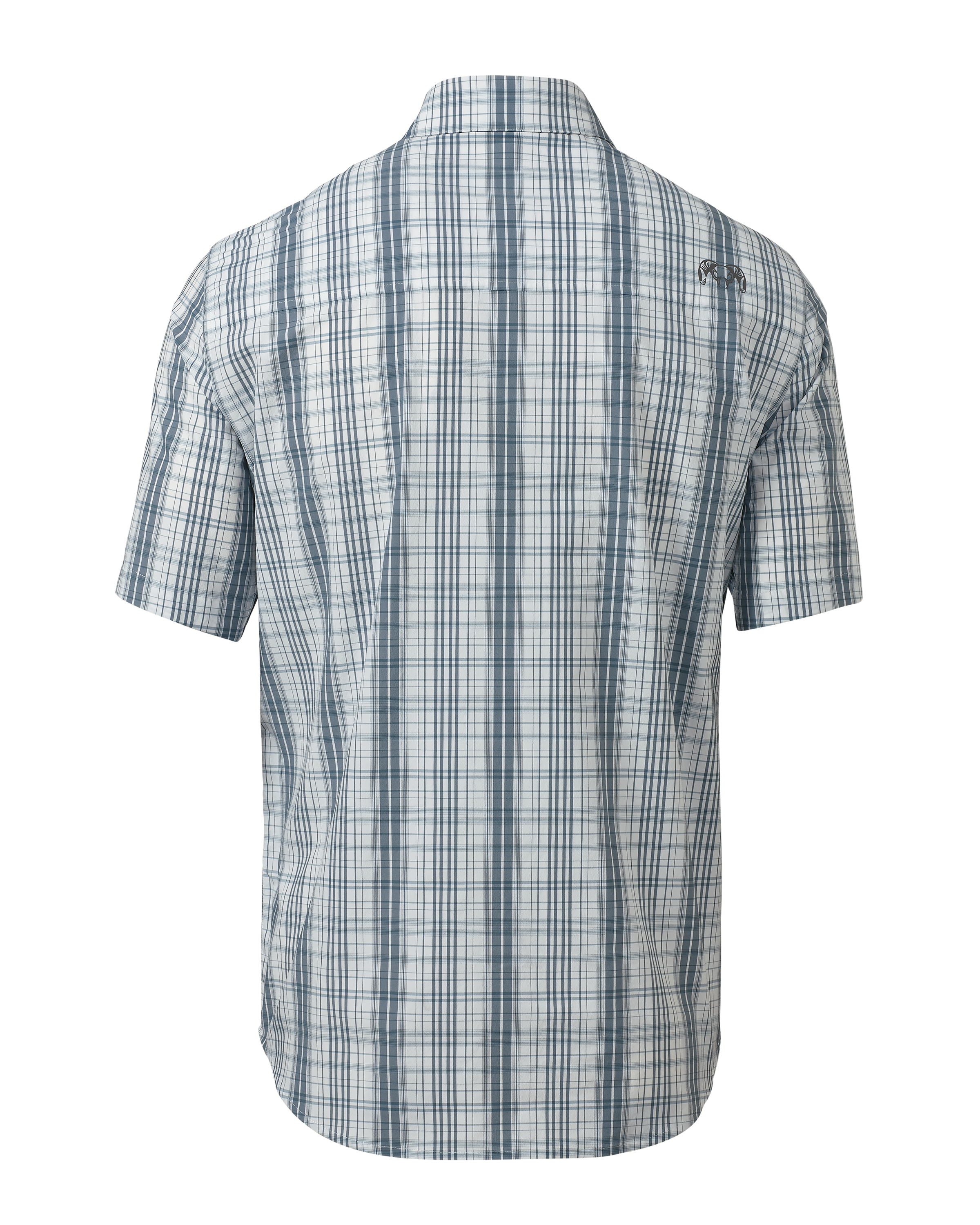 Alternative view of Borrego SS Shirt | Gravel Plaid