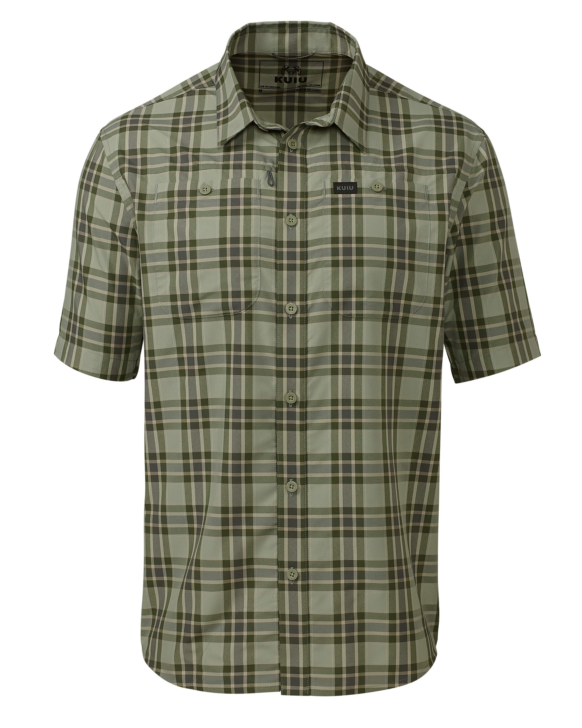 Borrego SS Shirt | Verde Crosscheck Plaid
