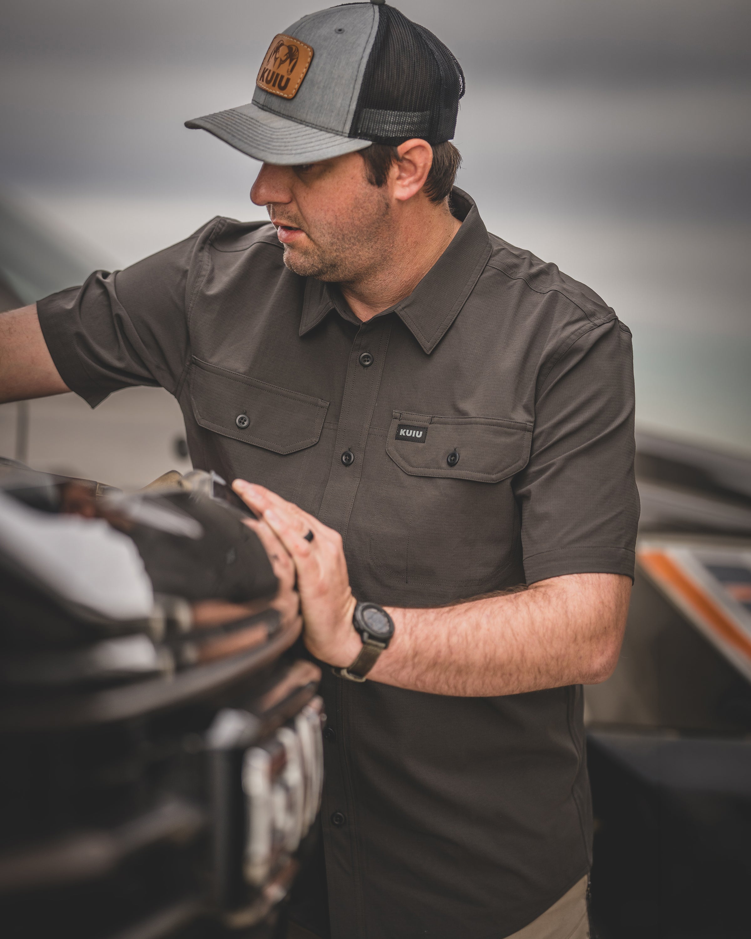 Gauge SS Work Shirt | Khaki - Image 7