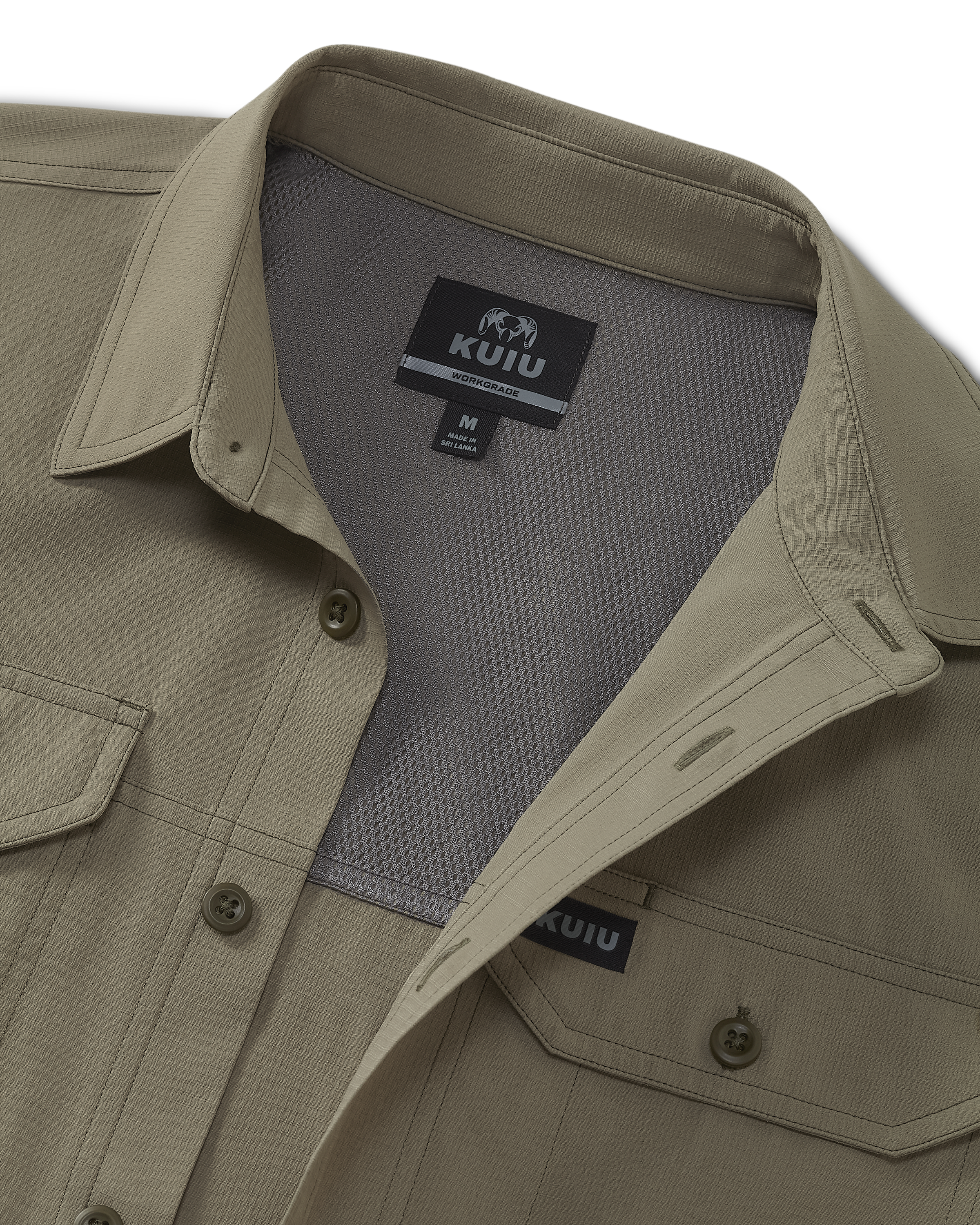 Gauge SS Work Shirt | Khaki - Image 3