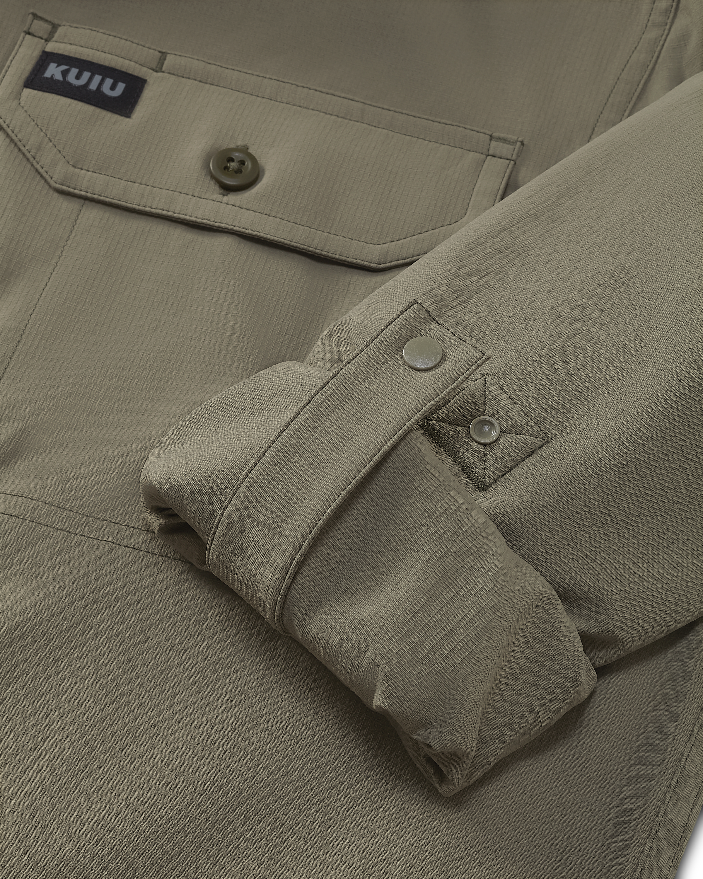 Gauge LS Work Shirt | Khaki - Image 3