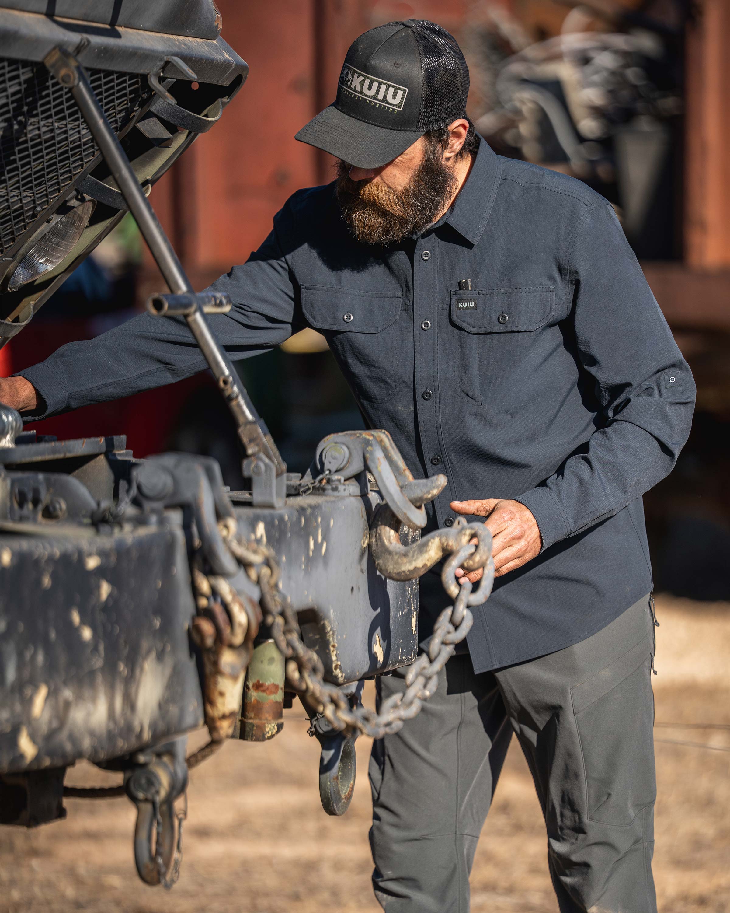 Gauge LS Work Shirt | Khaki - Image 5