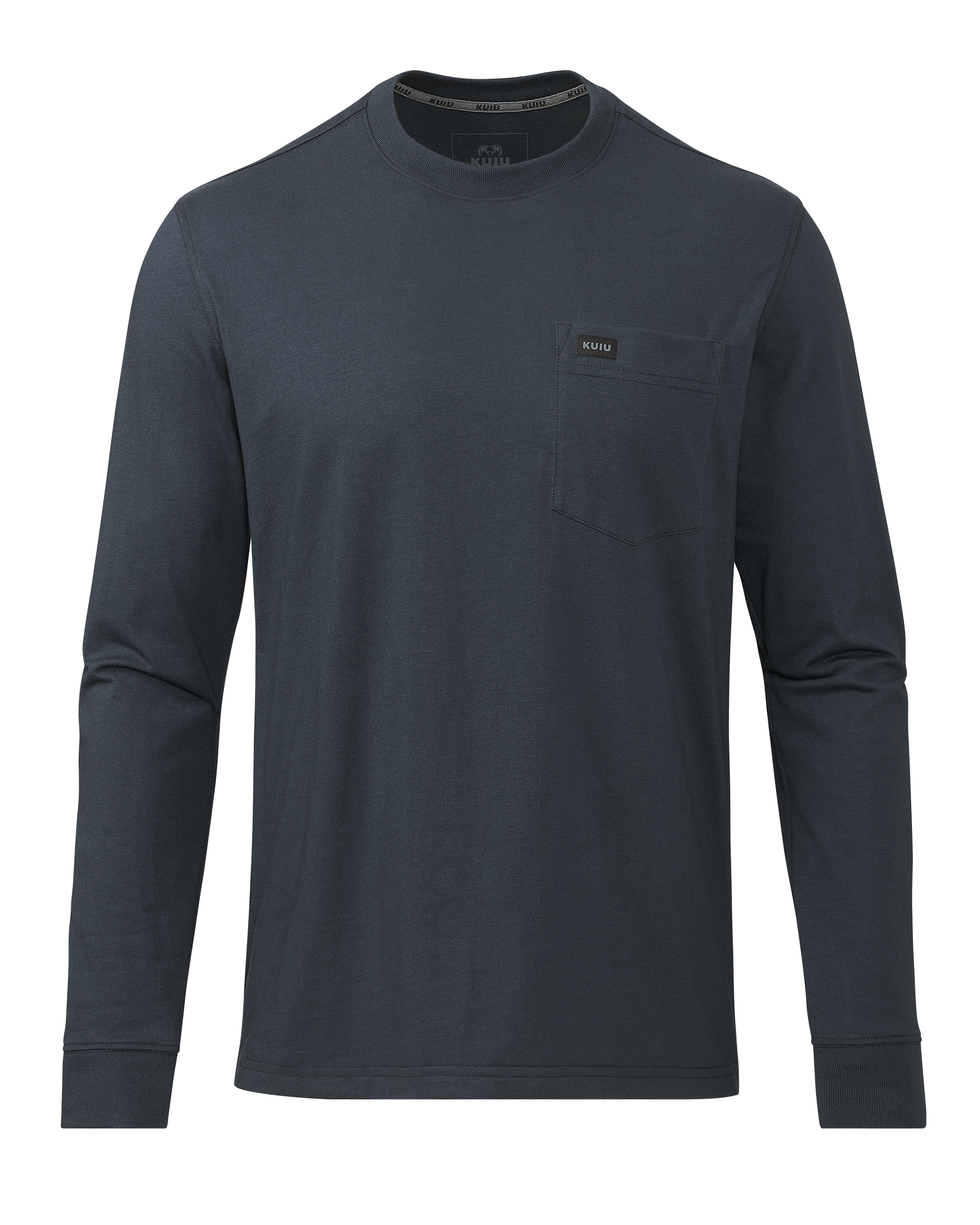 Workgrade LS Pocket Crew | Steel Blue