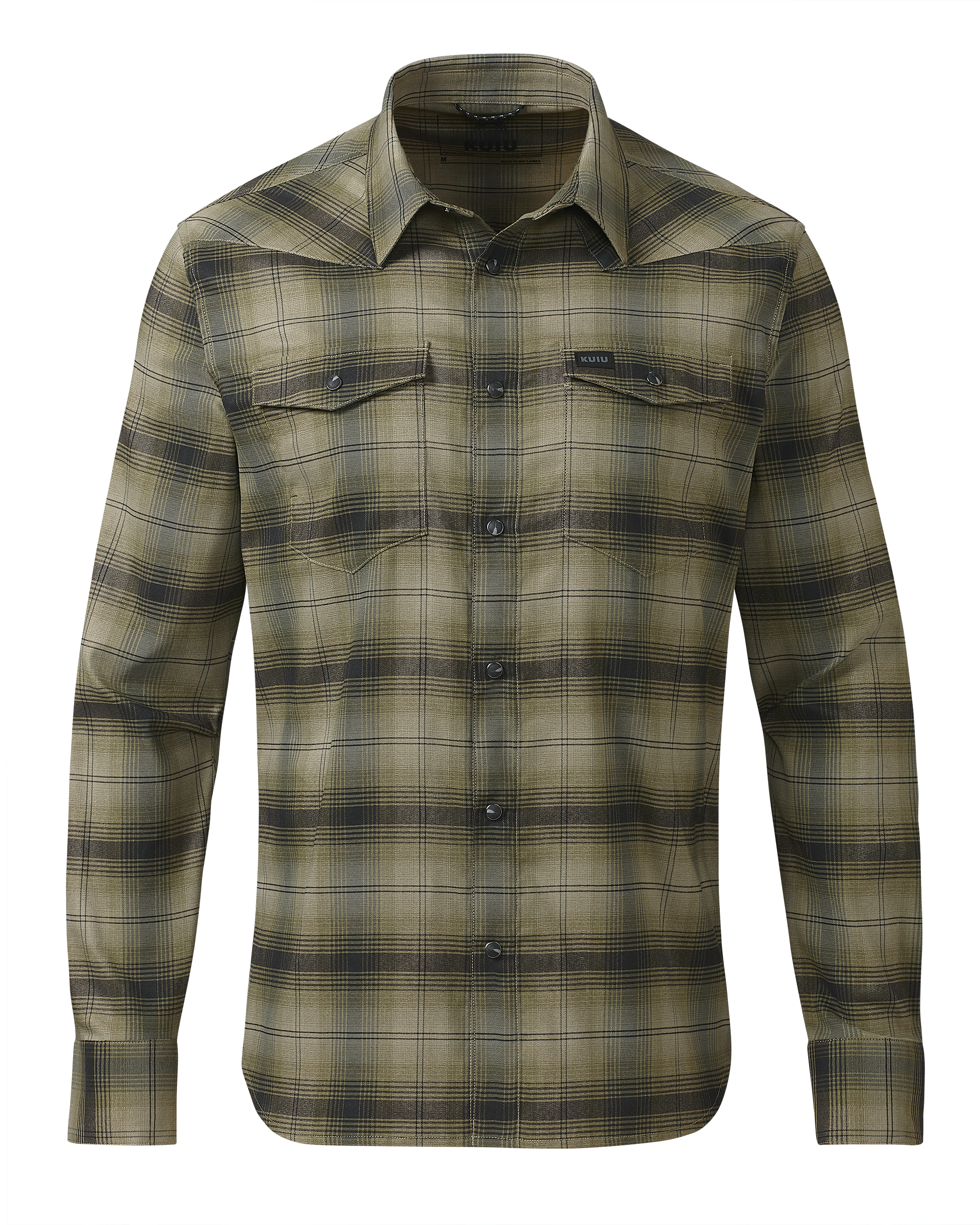 Laredo LS Shirt | Verde Ombre Plaid