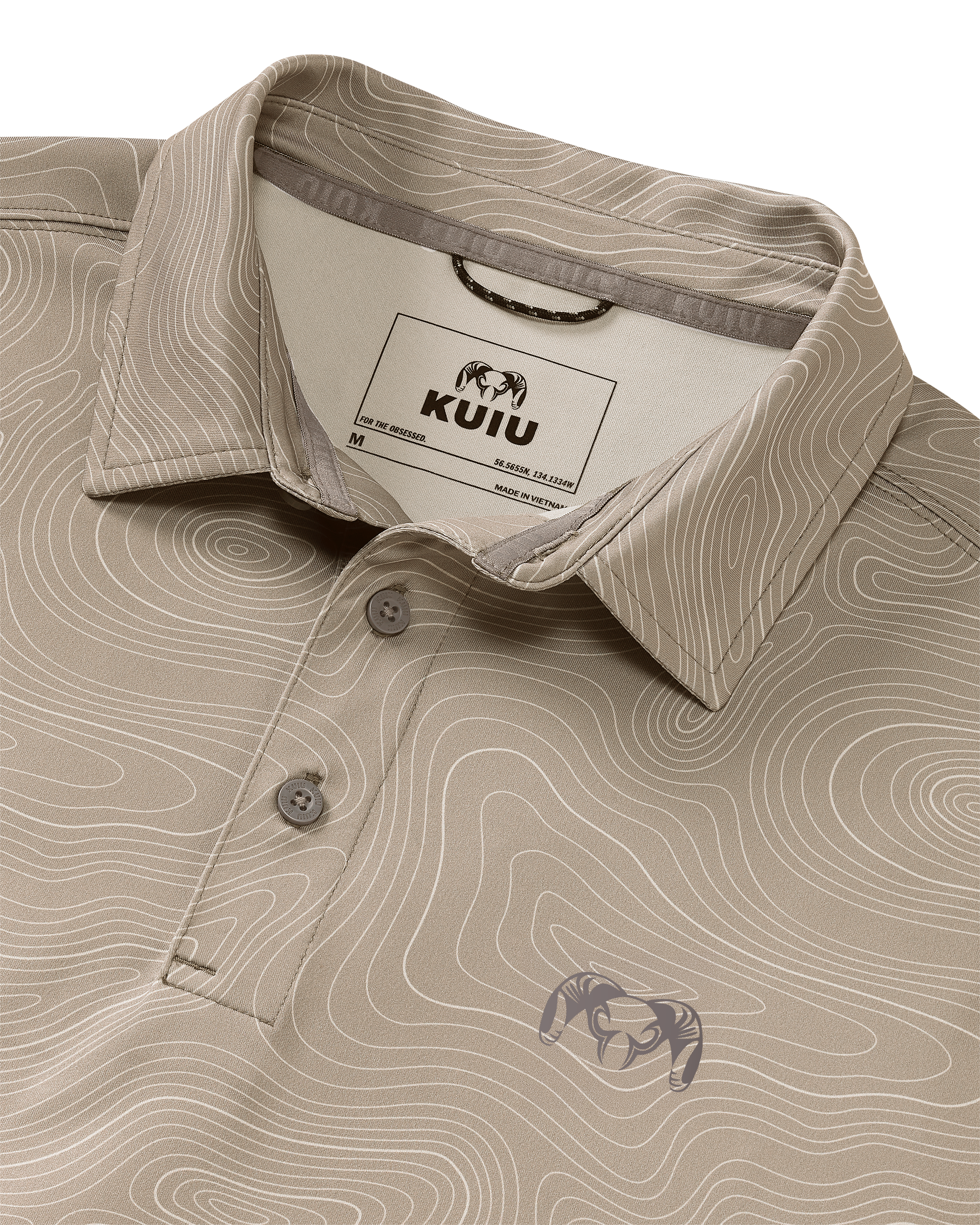Alternative view of KUIU Performance Polo | Haze Topo
