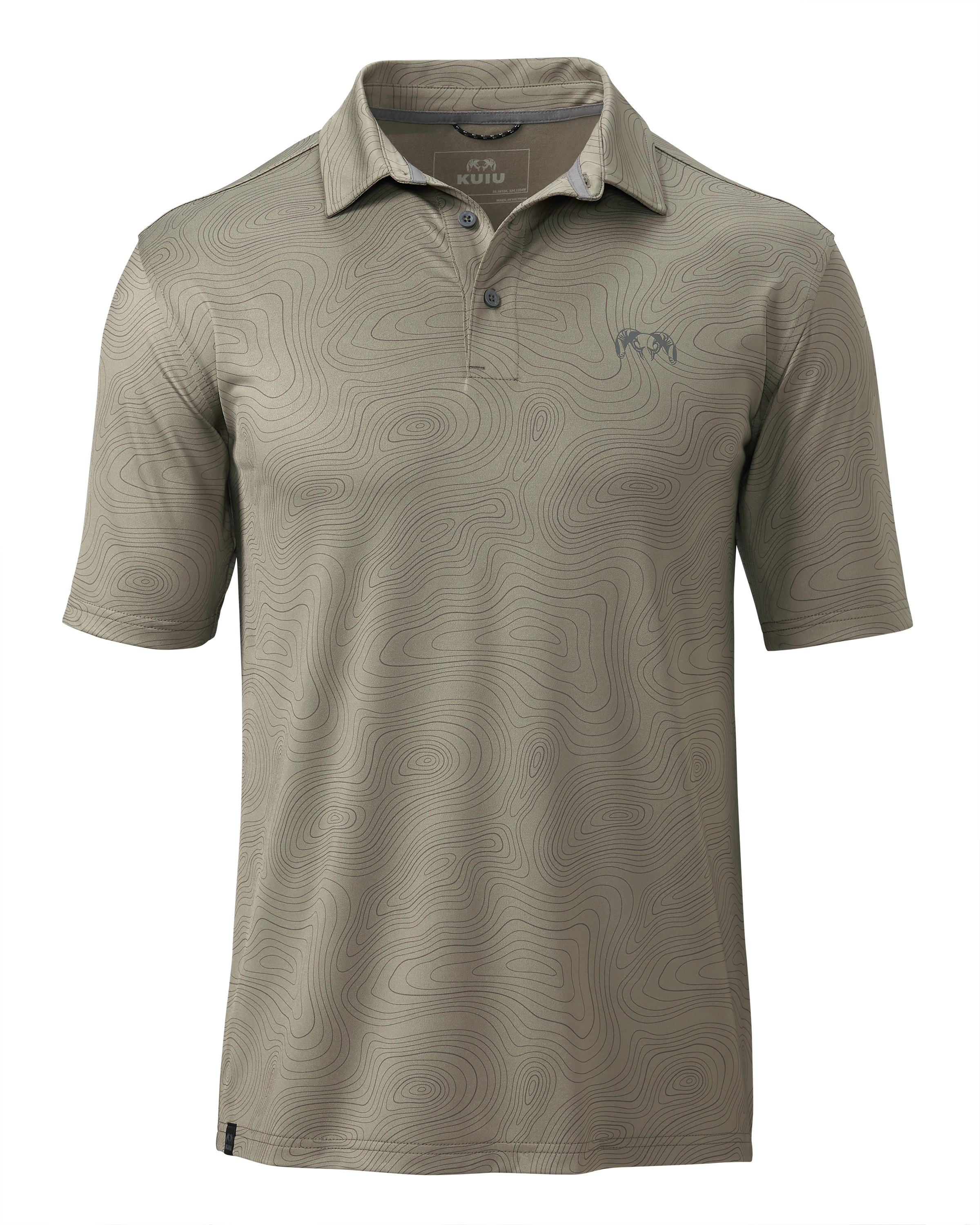 KUIU Performance Polo | Woodsmoke Topo