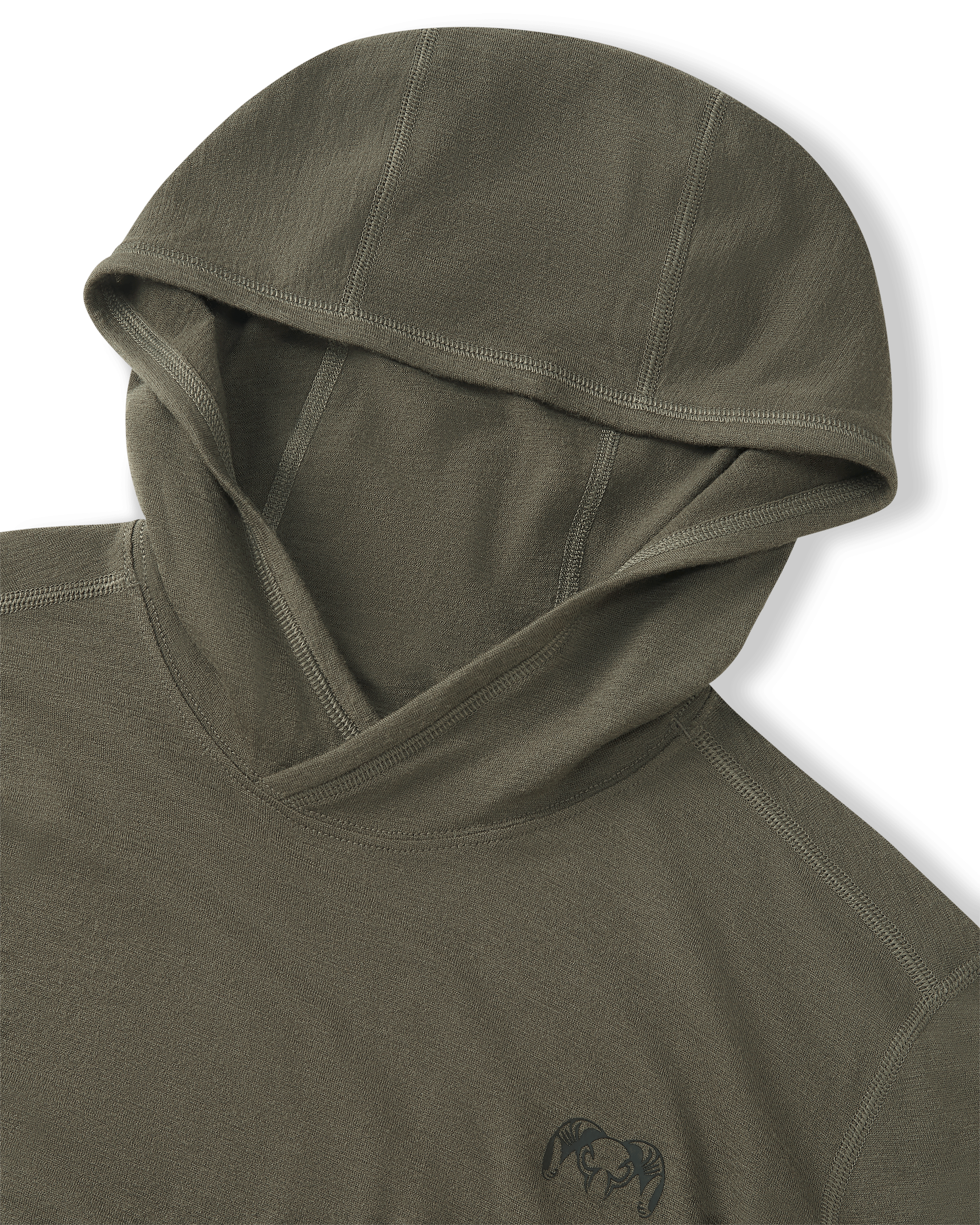 ULTRA Merino 120 LT LS Hoodie | Ash - Image 4