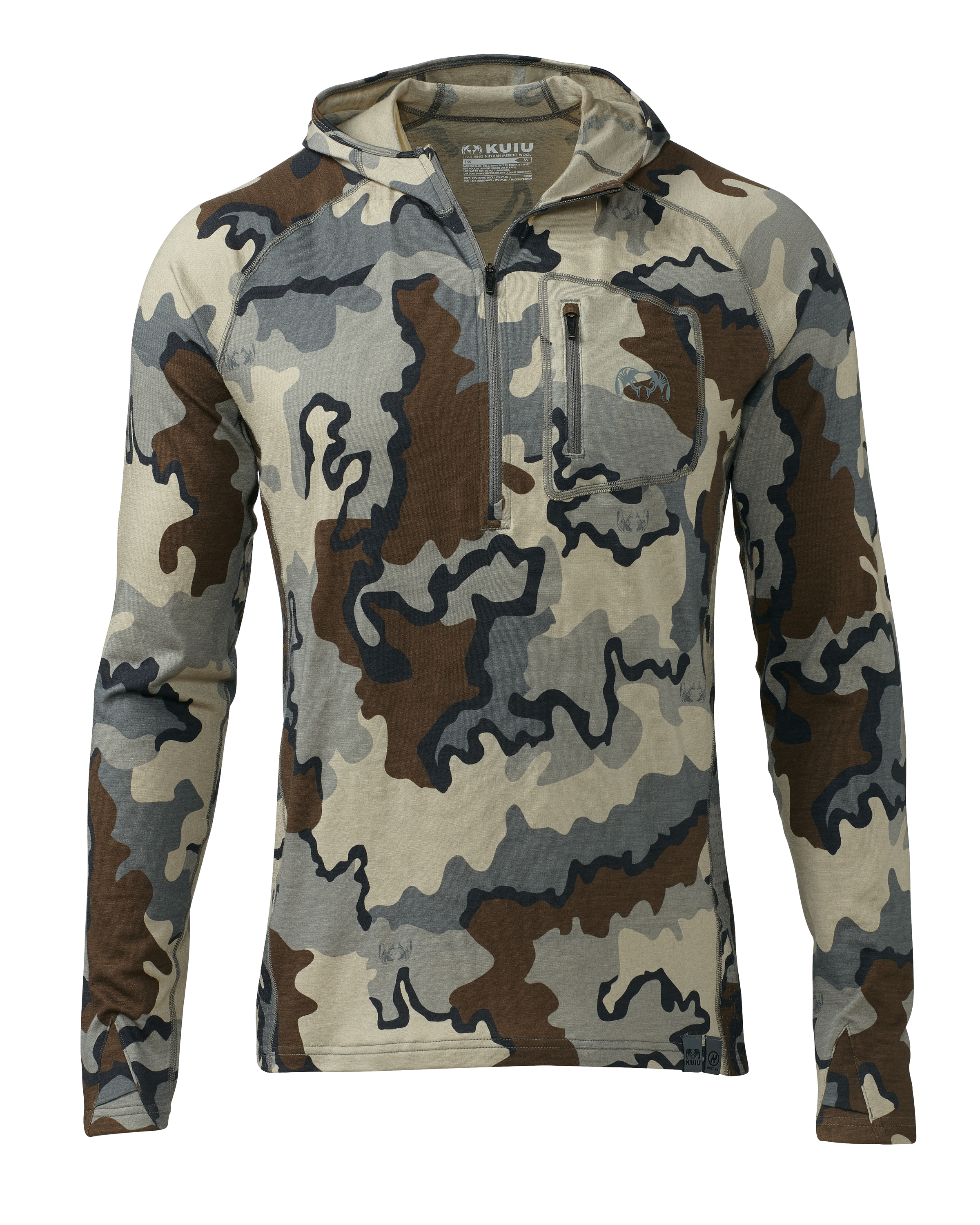 ULTRA Merino 145 Zip-T Hunting Hoodie | Vias