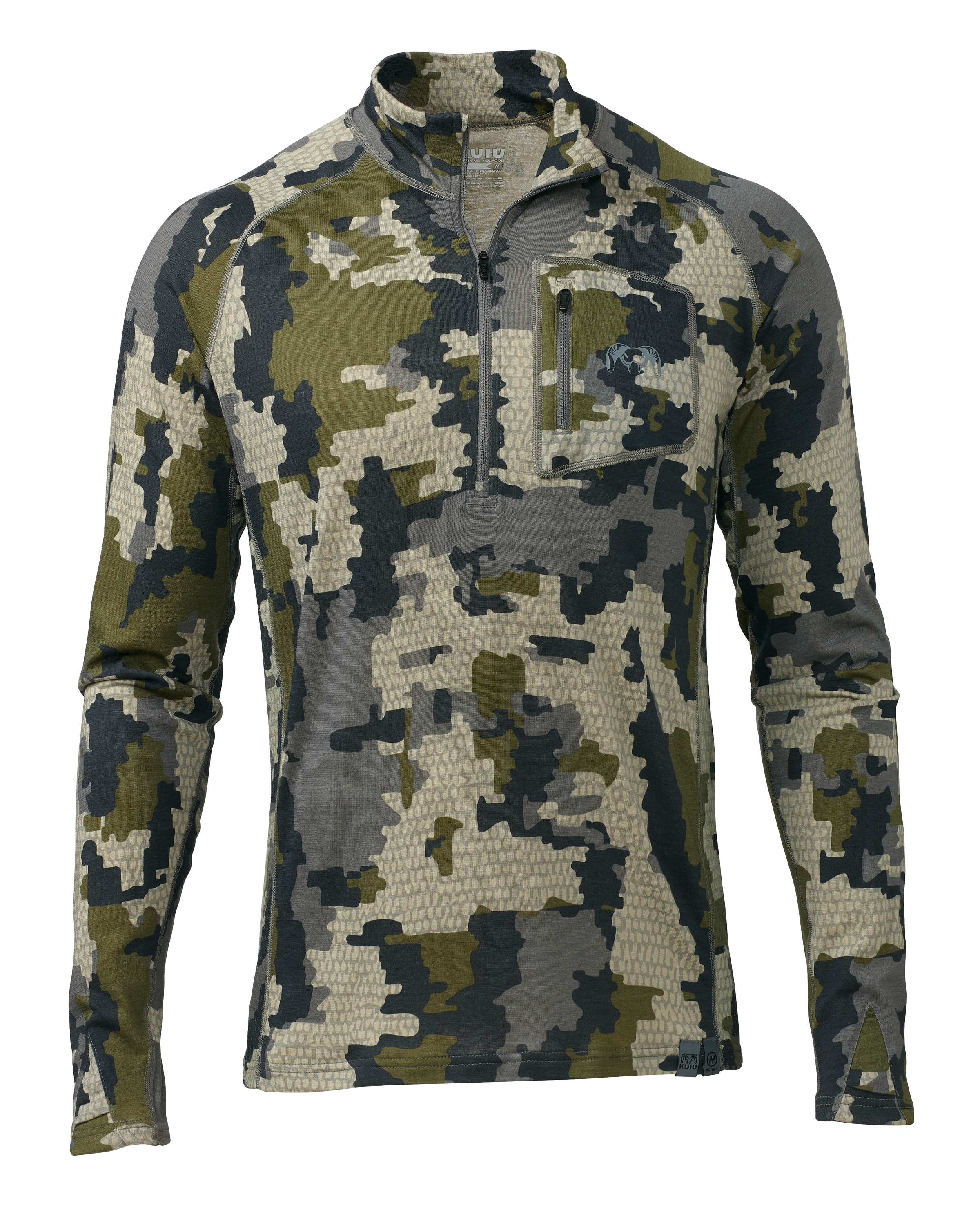 ULTRA Merino 145 Zip-T Hunting Shirt | Verde