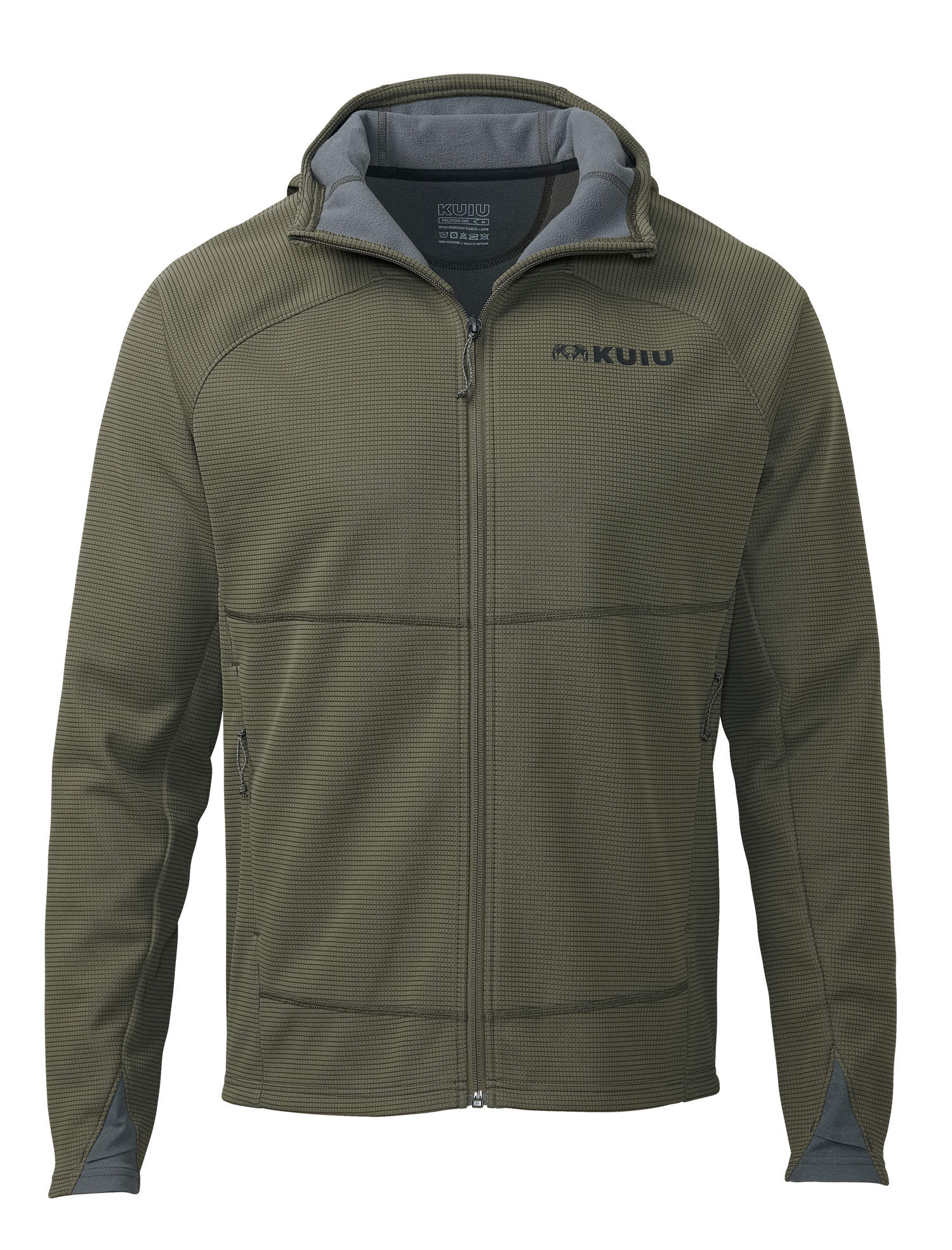 Peloton 240 Full Zip Hoodie | Ash