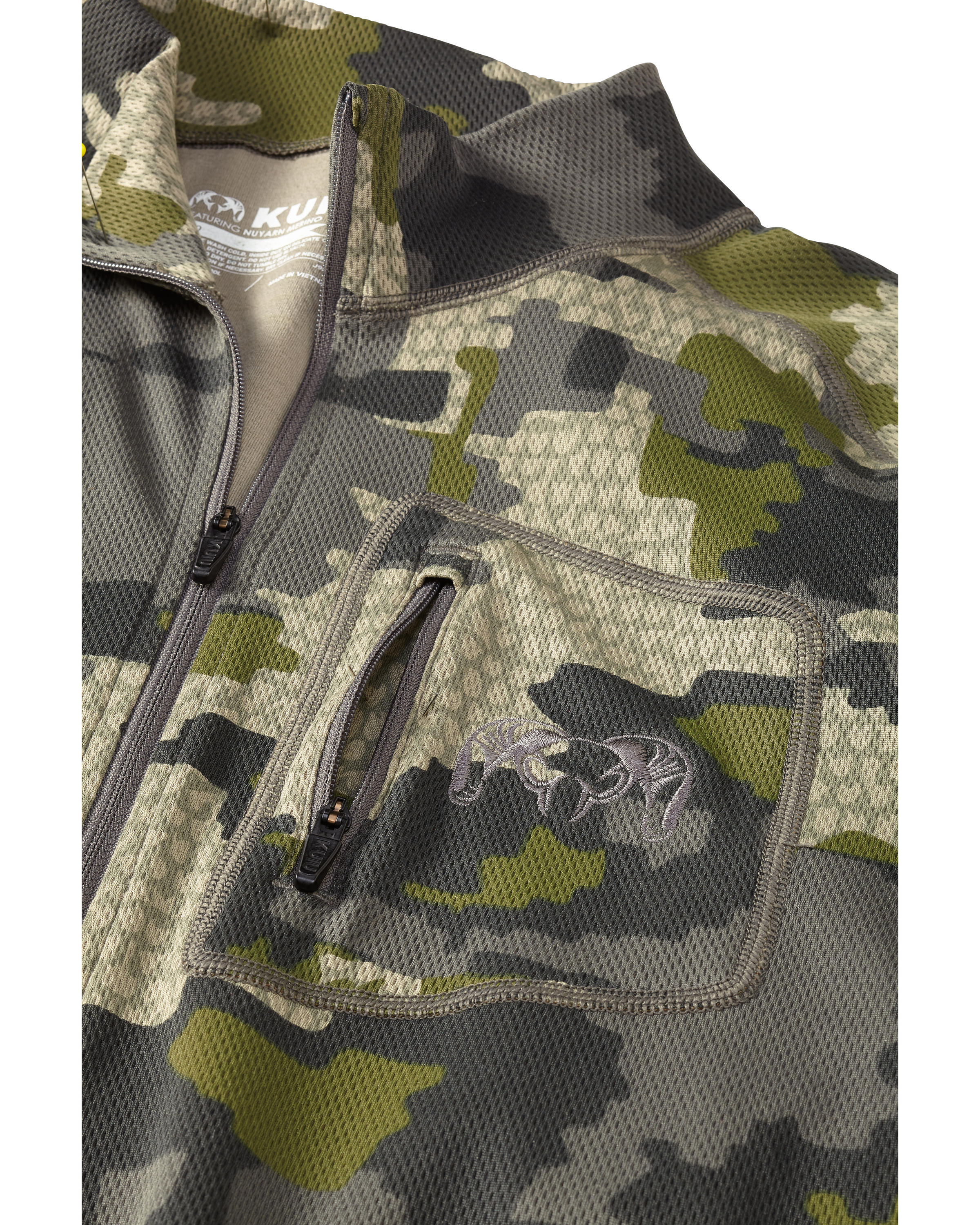 Alternative view of PRO Merino 200 Zip-T | Verde