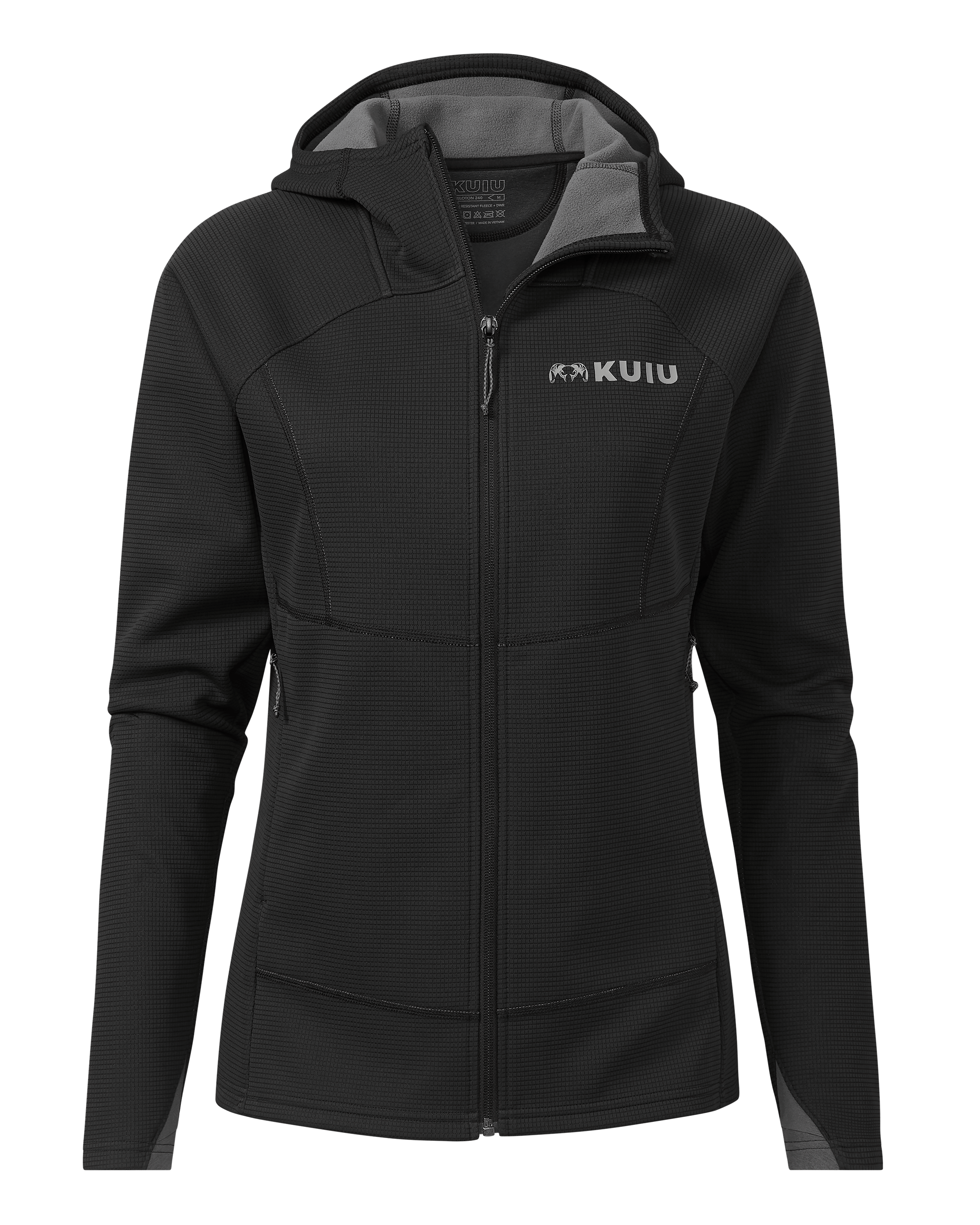 Women's Peloton 240 Full Zip Hoodie | Black