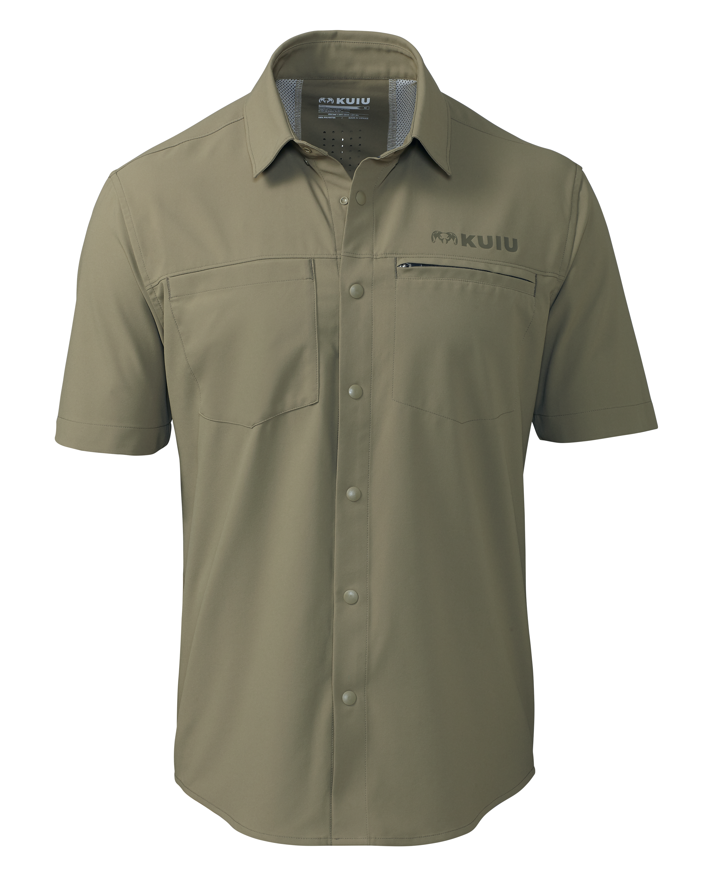 Mesa Vented SS Snap Shirt | Khaki