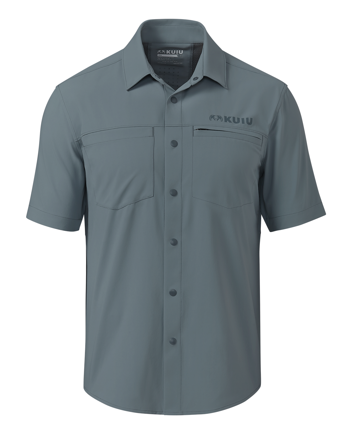 Mesa Vented SS Snap Shirt | Slate