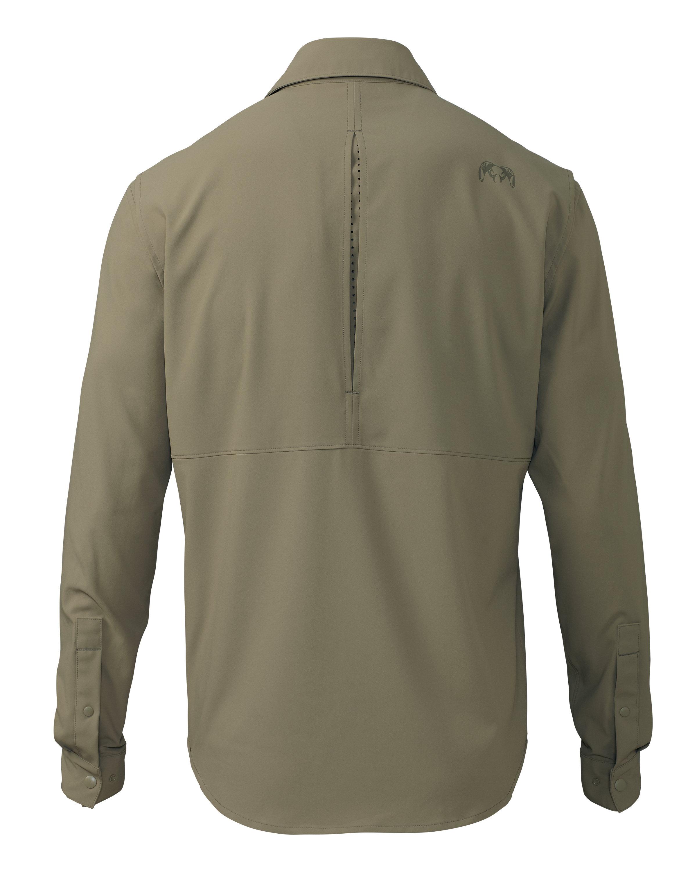 Alternative view of Mesa Vented LS Snap Shirt | Khaki