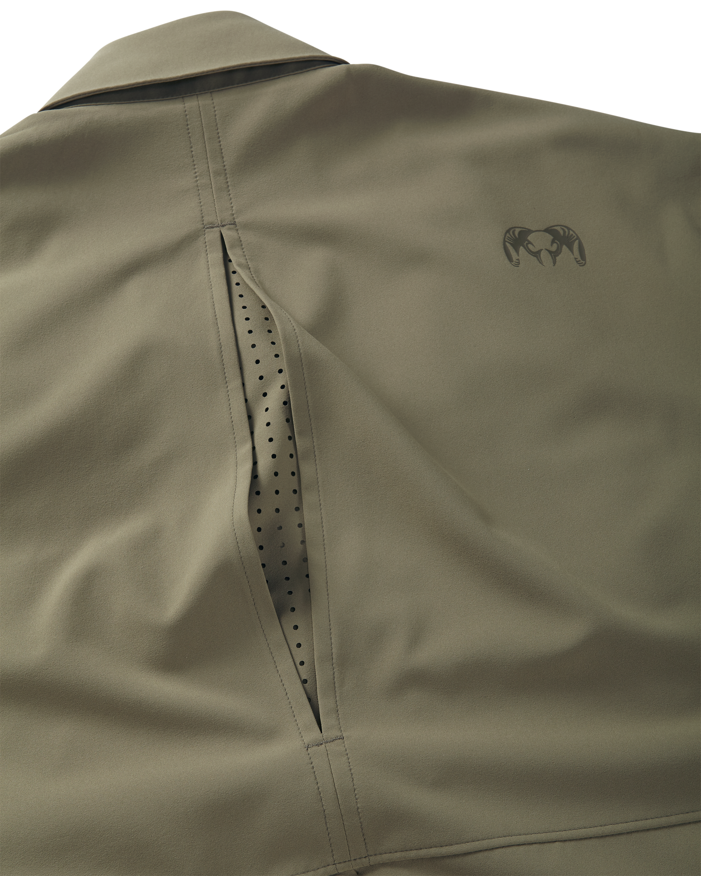 Mesa Vented LS Snap Shirt | Khaki - Image 3