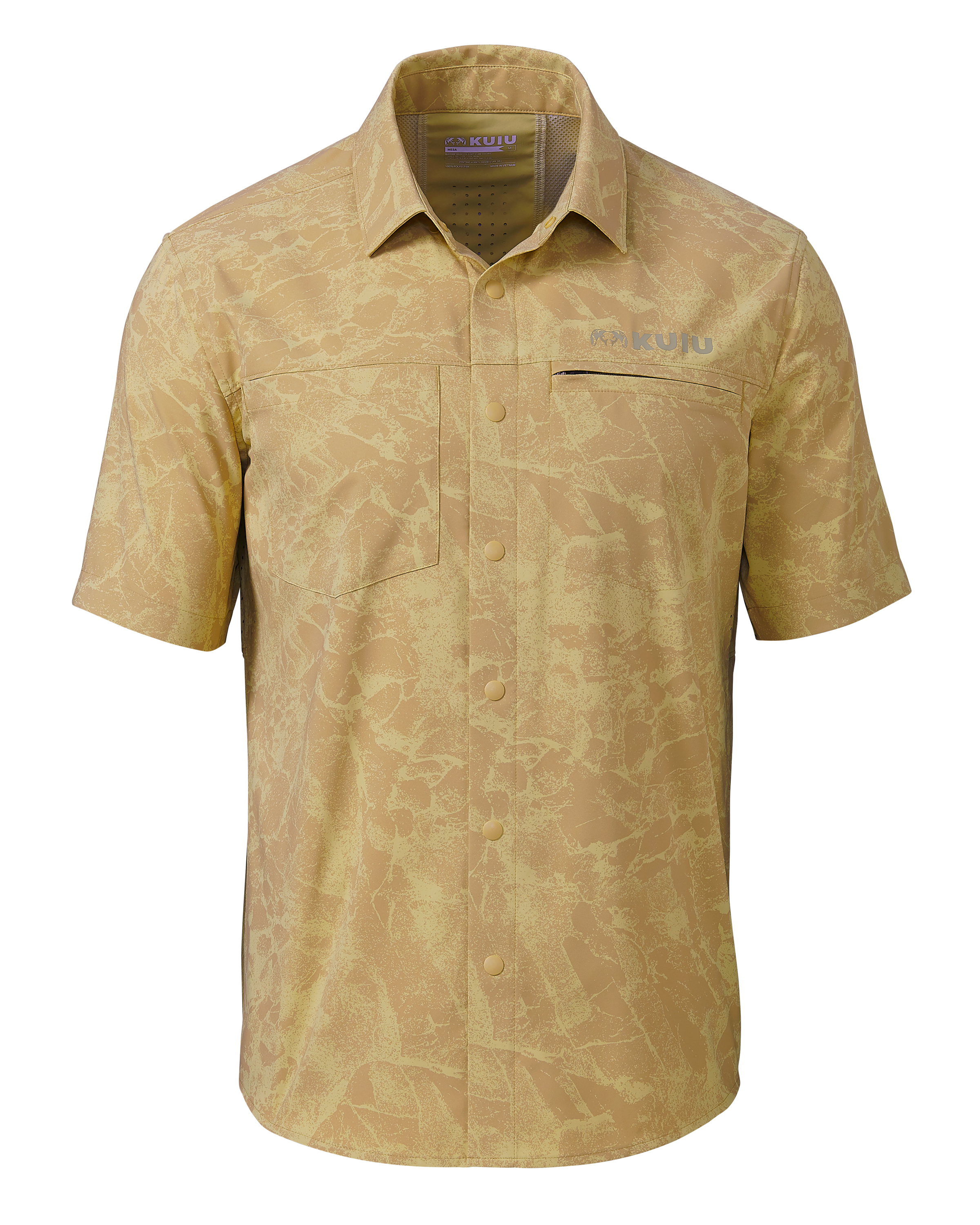 Mesa Vented SS Snap Shirt Gritstone | Dune Gritstone