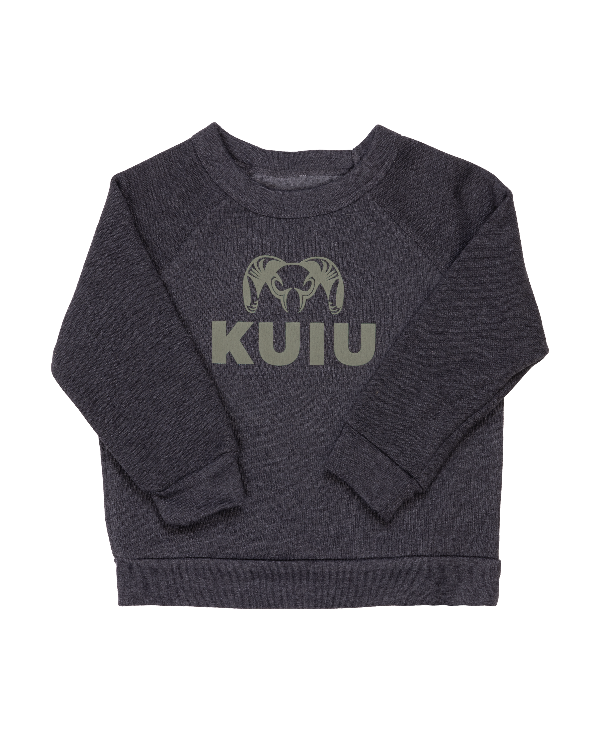 Toddler Stacked Logo Crewneck Sweatshirt | Olive