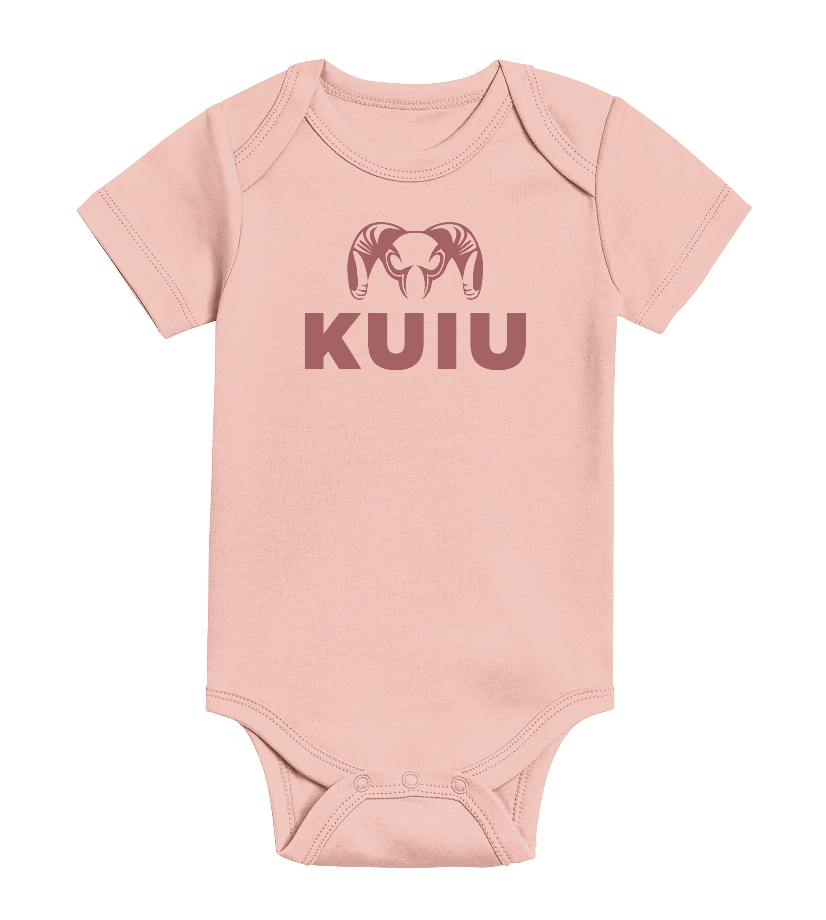 KUIU Stacked Logo Baby One-Piece | Ballet