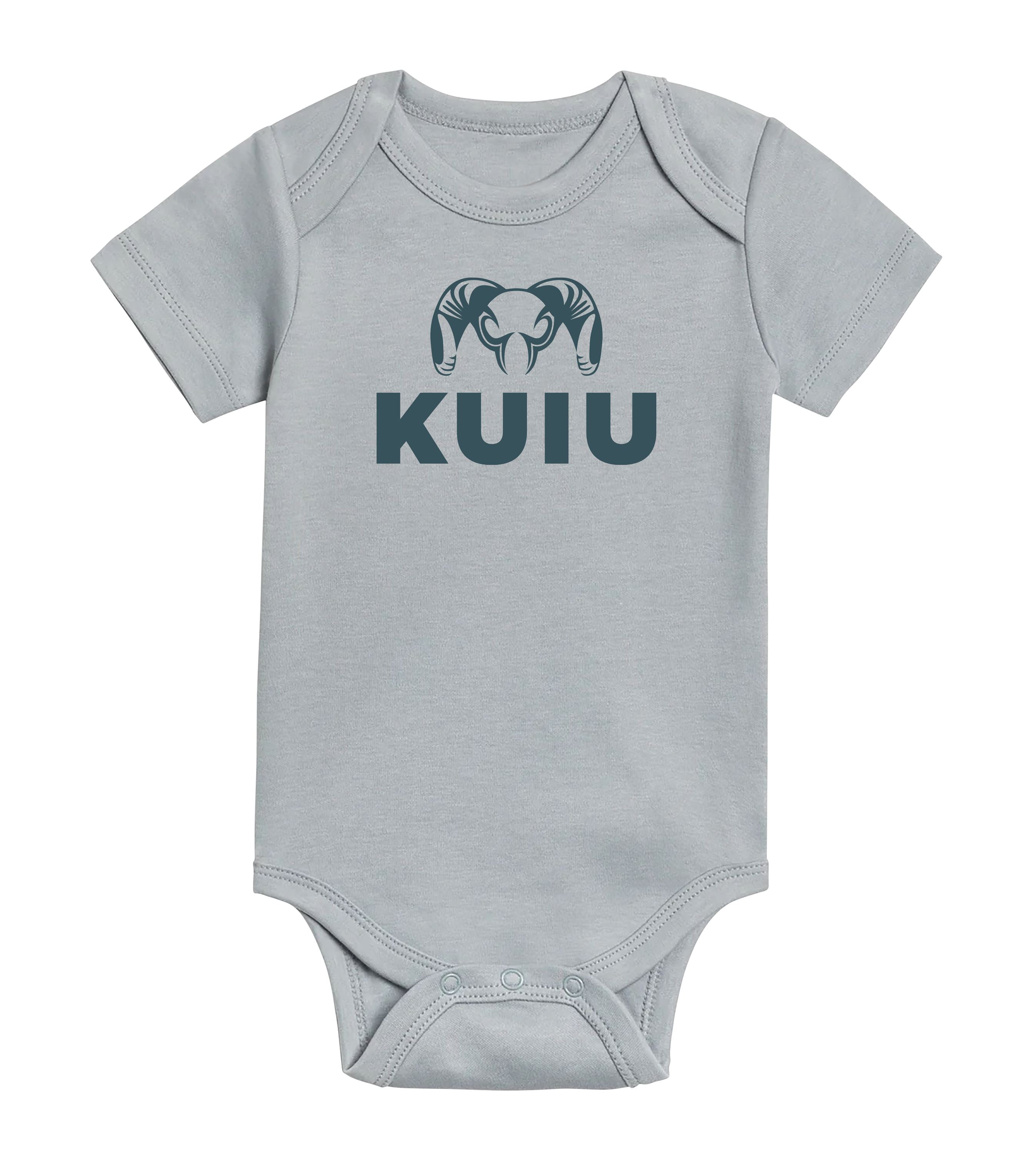 KUIU Stacked Logo Baby One-Piece | Mist