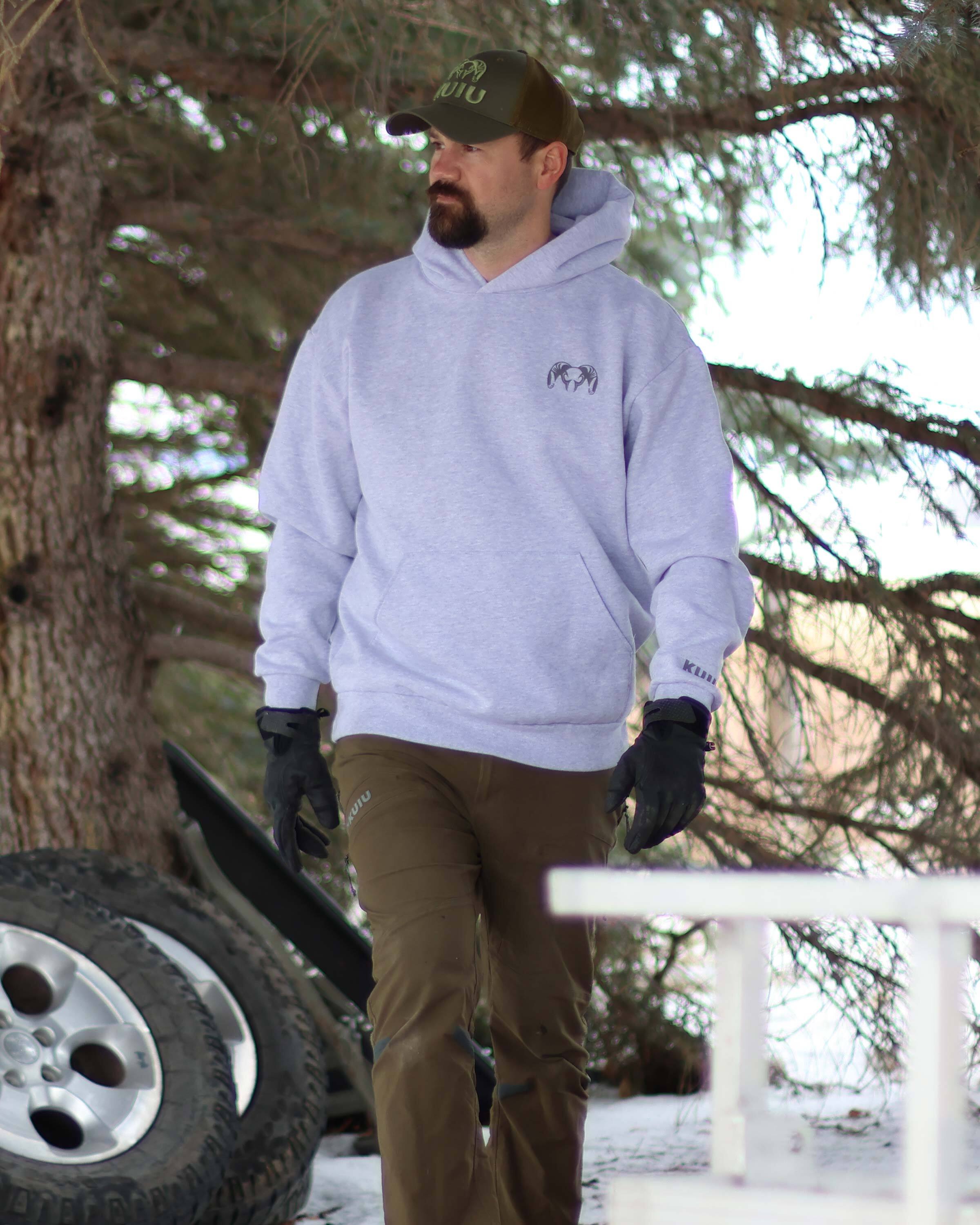 Workgrade Heavyweight Hoodie | Brown - Image 4
