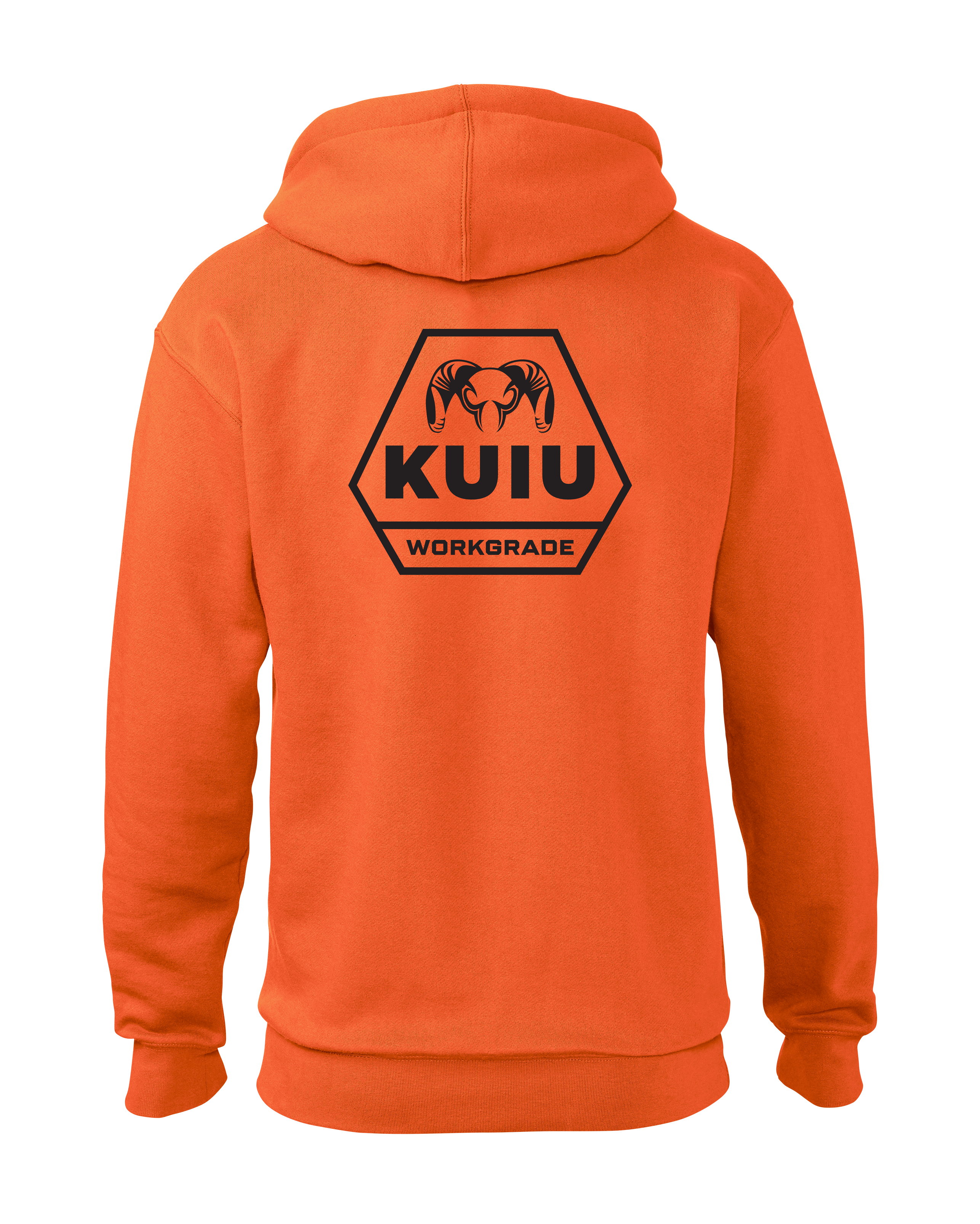 Alternative view of KUIU Workgrade Signal Hoodie | Safety Orange