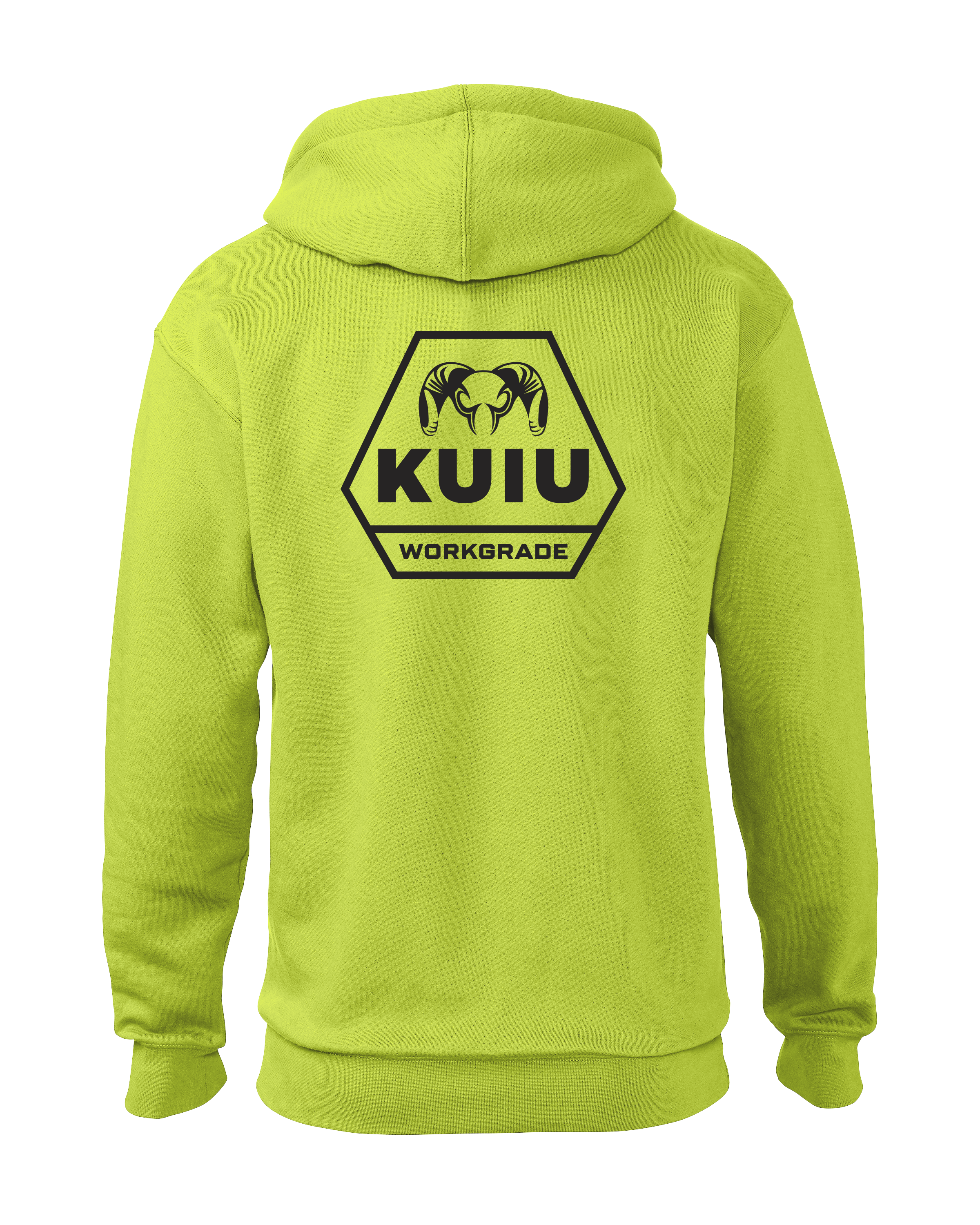 Alternative view of KUIU Workgrade Signal Hoodie | Safety Yellow