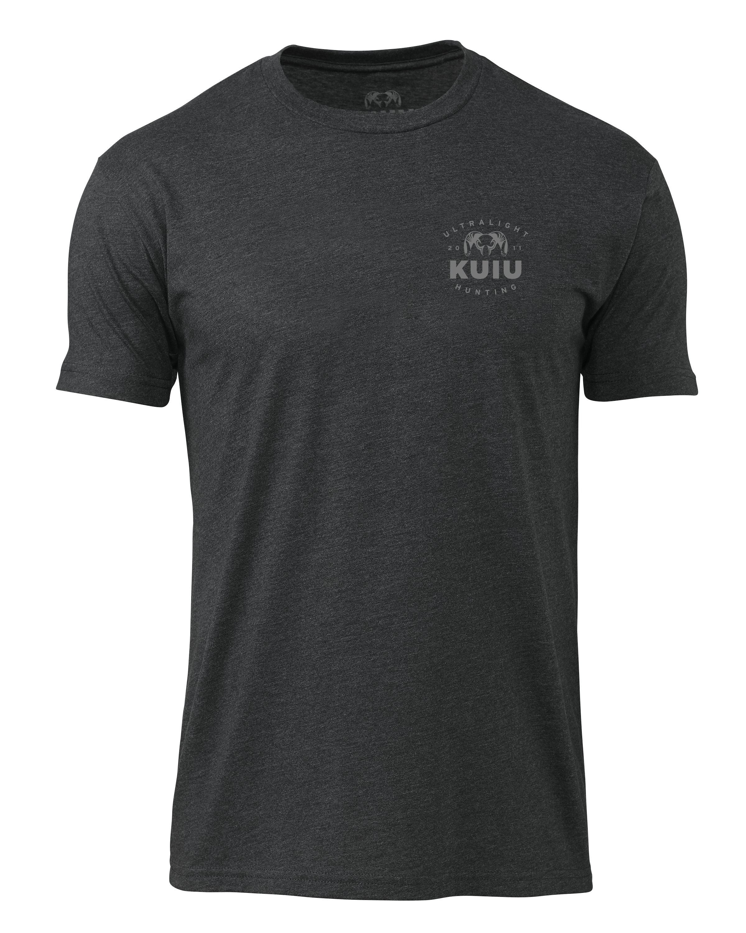 KUIU Ultralight Chest Logo T-Shirt | Charcoal