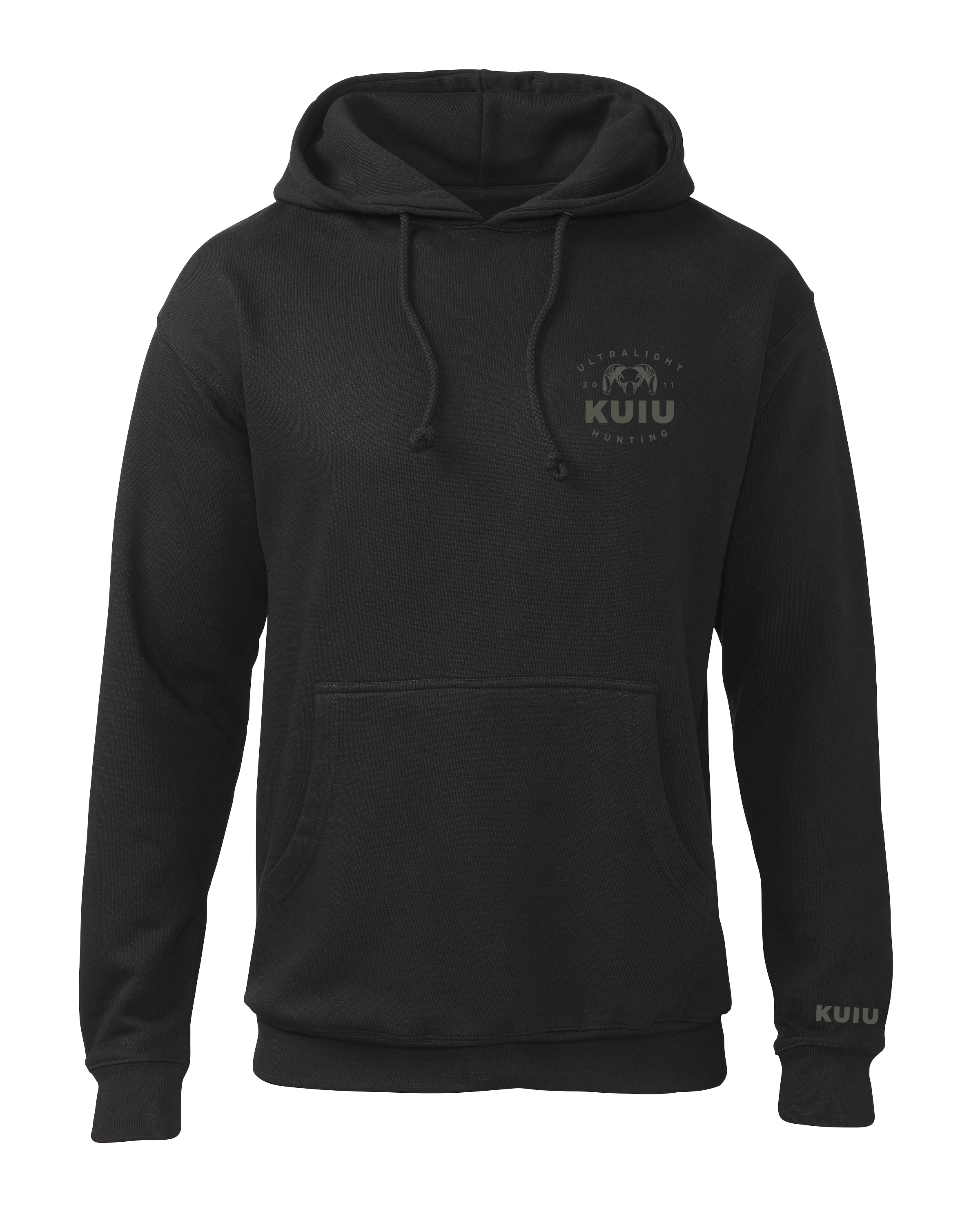 KUIU Ultralight Chest Logo Hoodie | Black