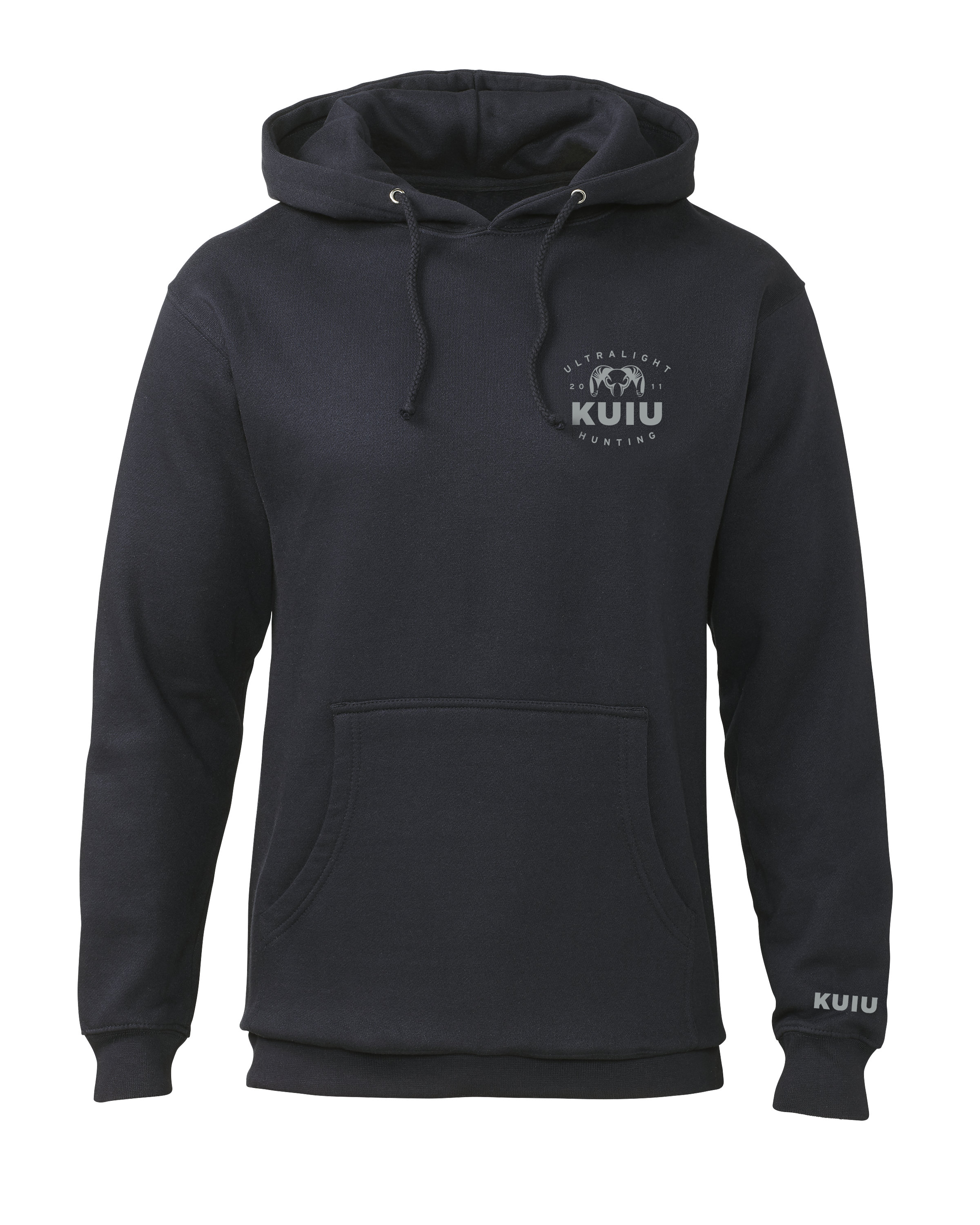 KUIU Ultralight Chest Logo Hoodie | Navy