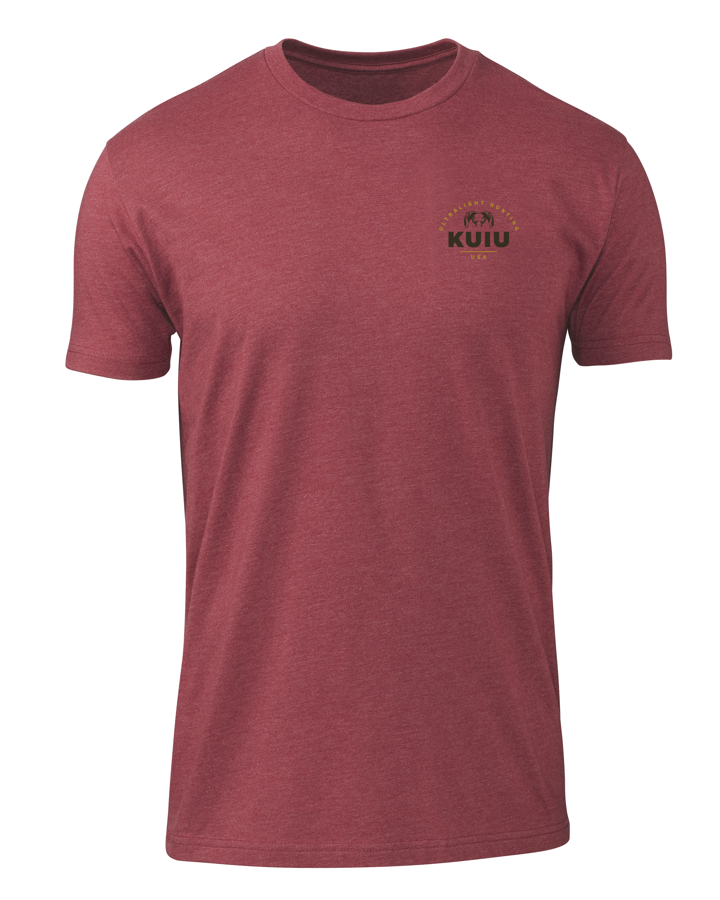 KUIU Stacked Chest Logo T-Shirt | Cardinal
