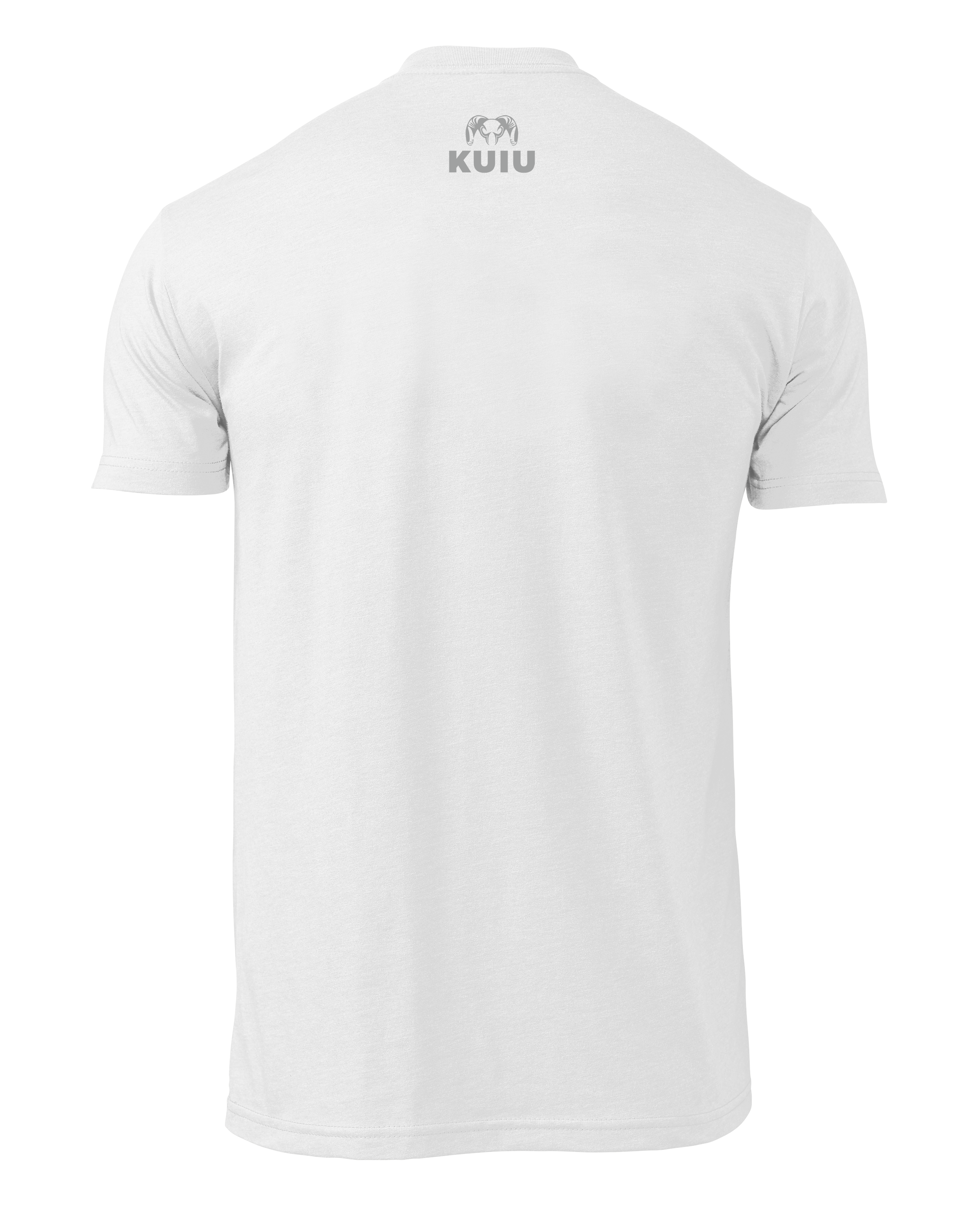 Alternative view of KUIU Topo Here to Hunt T-Shirt | White