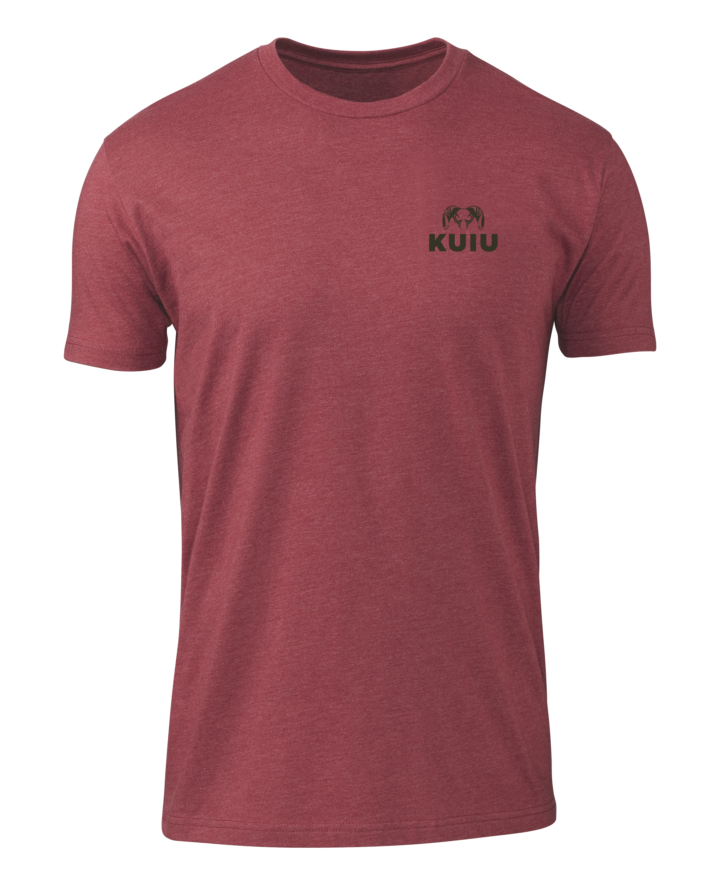 Alternative view of KUIU Here to Hunt Back Logo T-Shirt | Cardinal