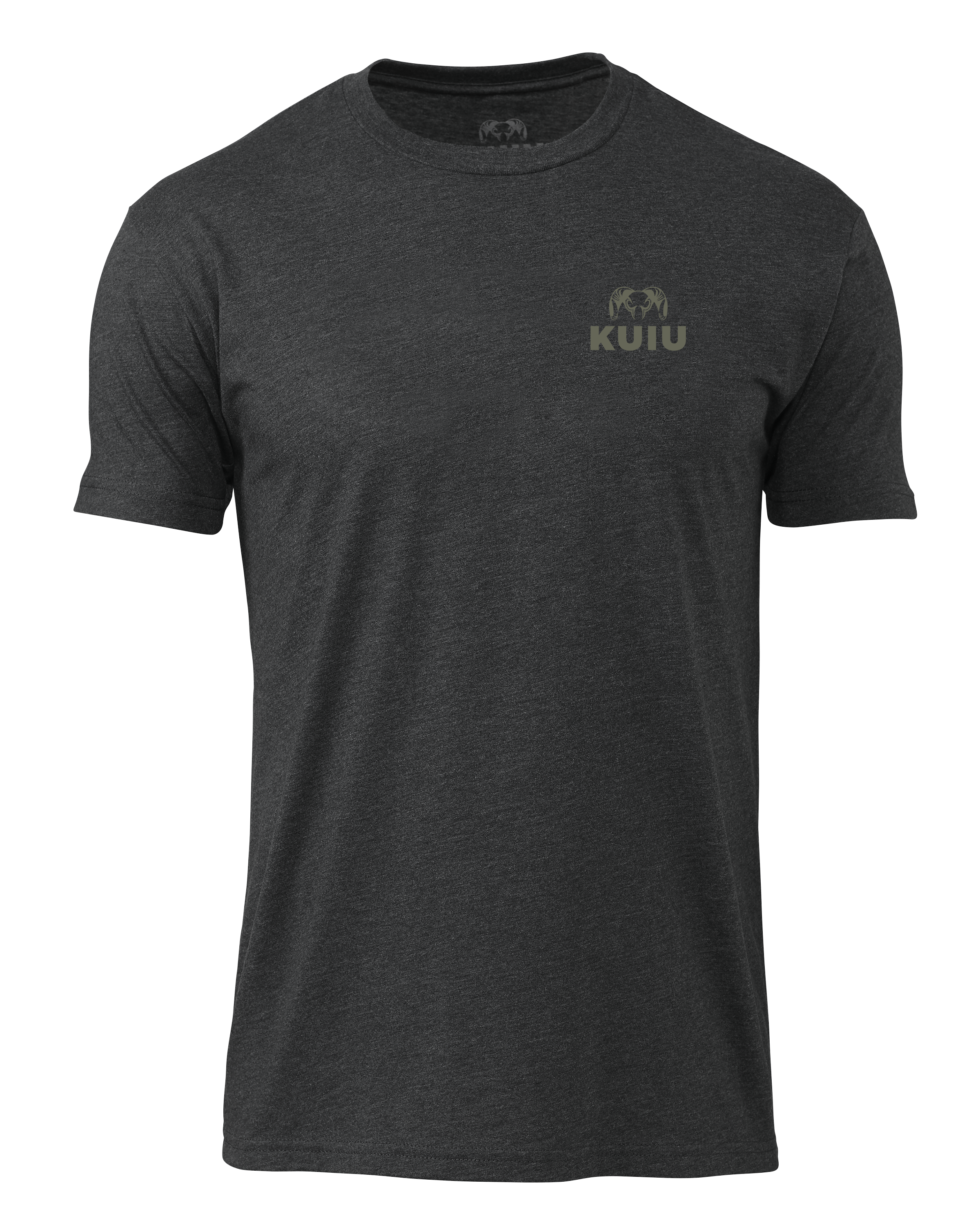 Alternative view of KUIU Here to Hunt Back Logo T-Shirt | Charcoal