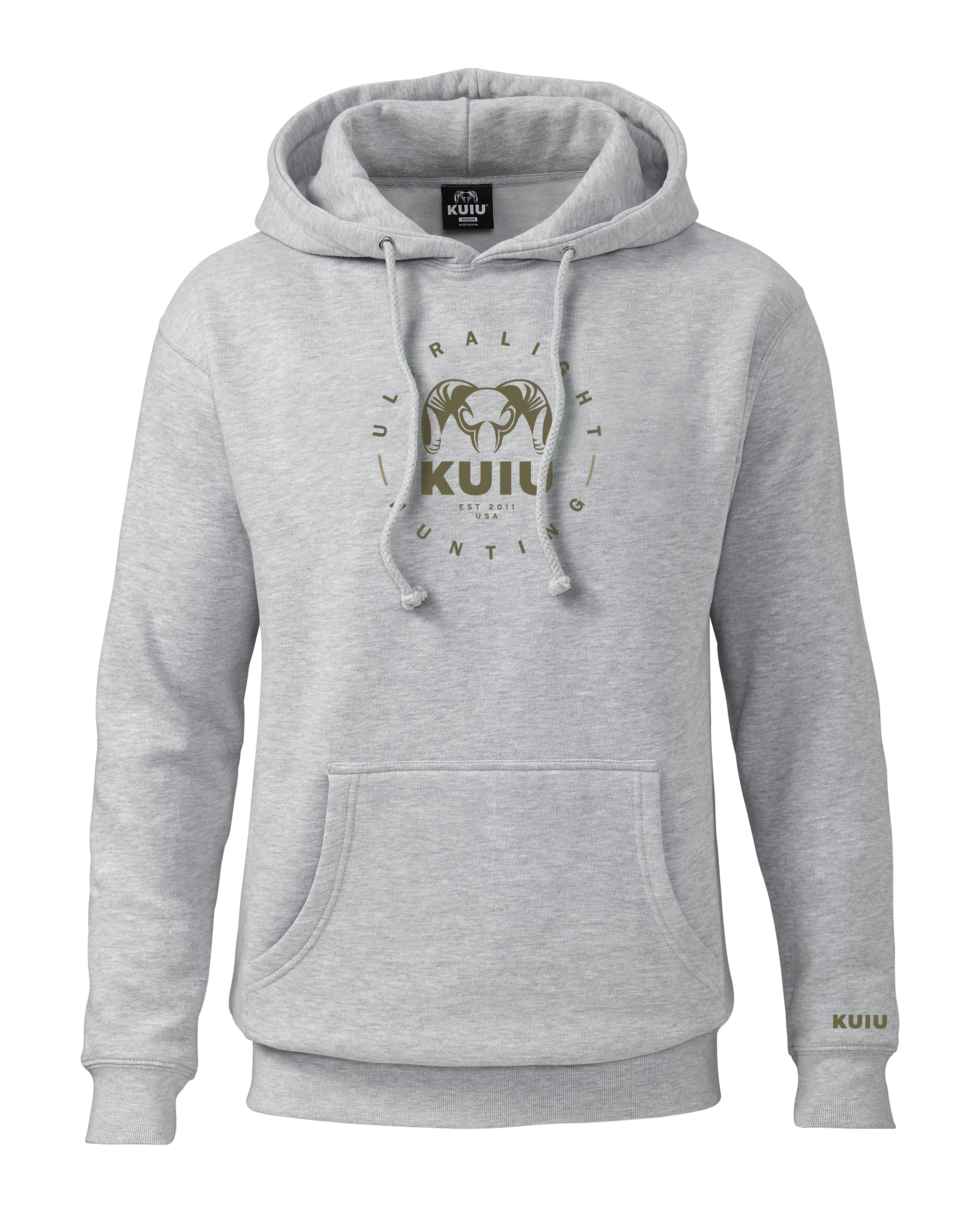 Outlet KUIU Ultralight Hunting Circle Hoodie | Heather Grey