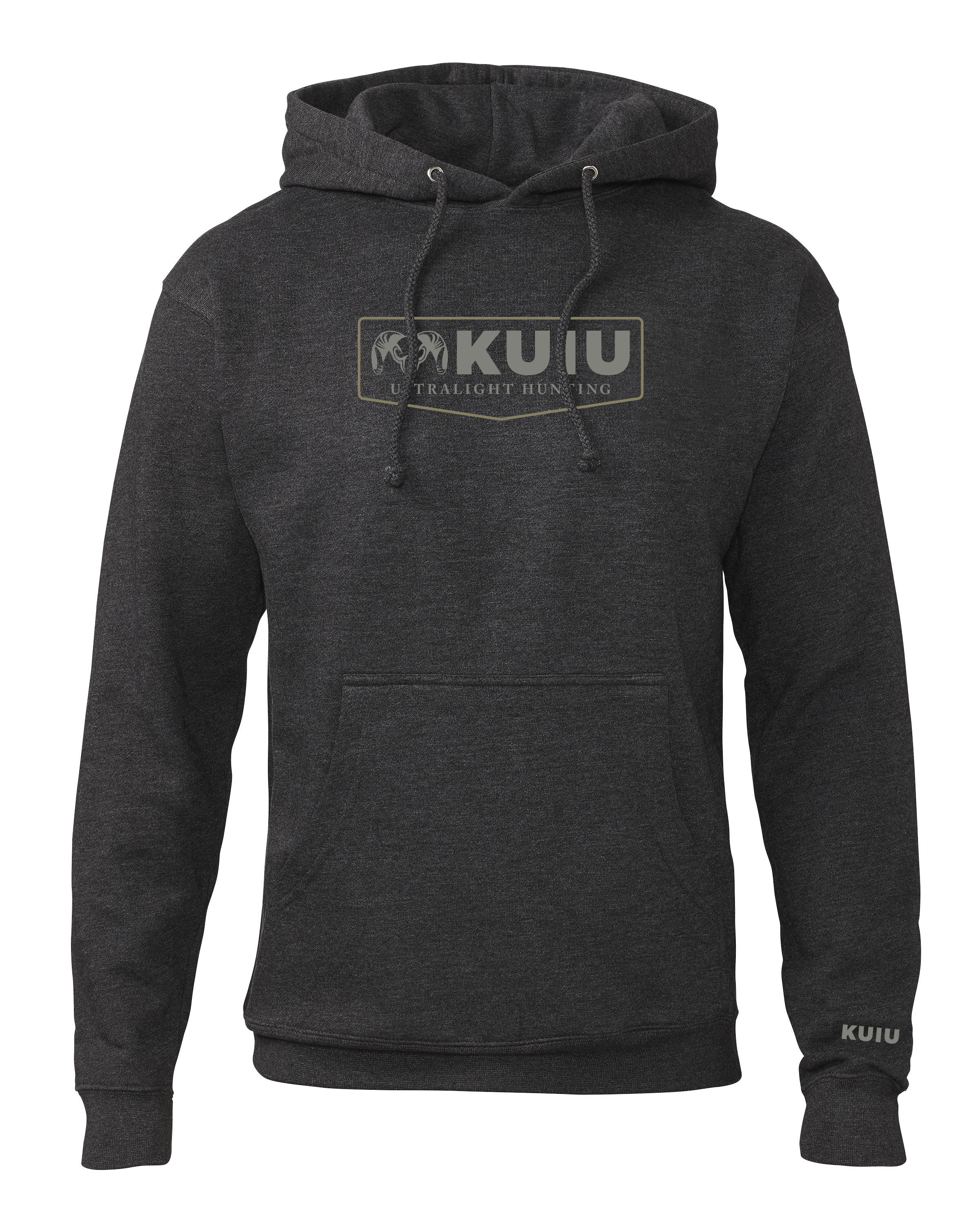 KUIU Shield Logo Hoodie | Charcoal