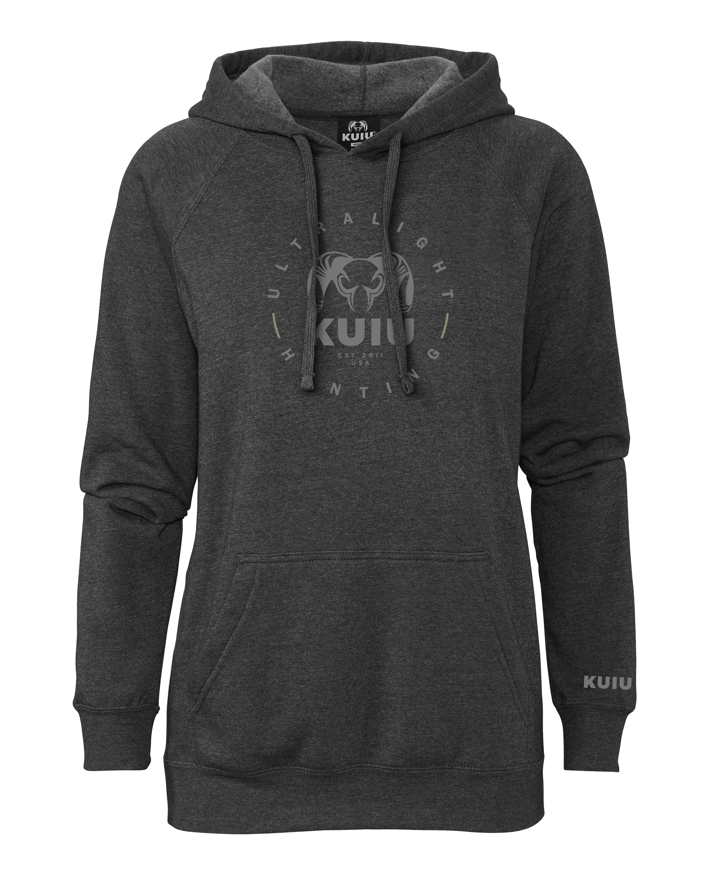 KUIU Women's Ultralight Hunting Circle Hoodie | Charcoal