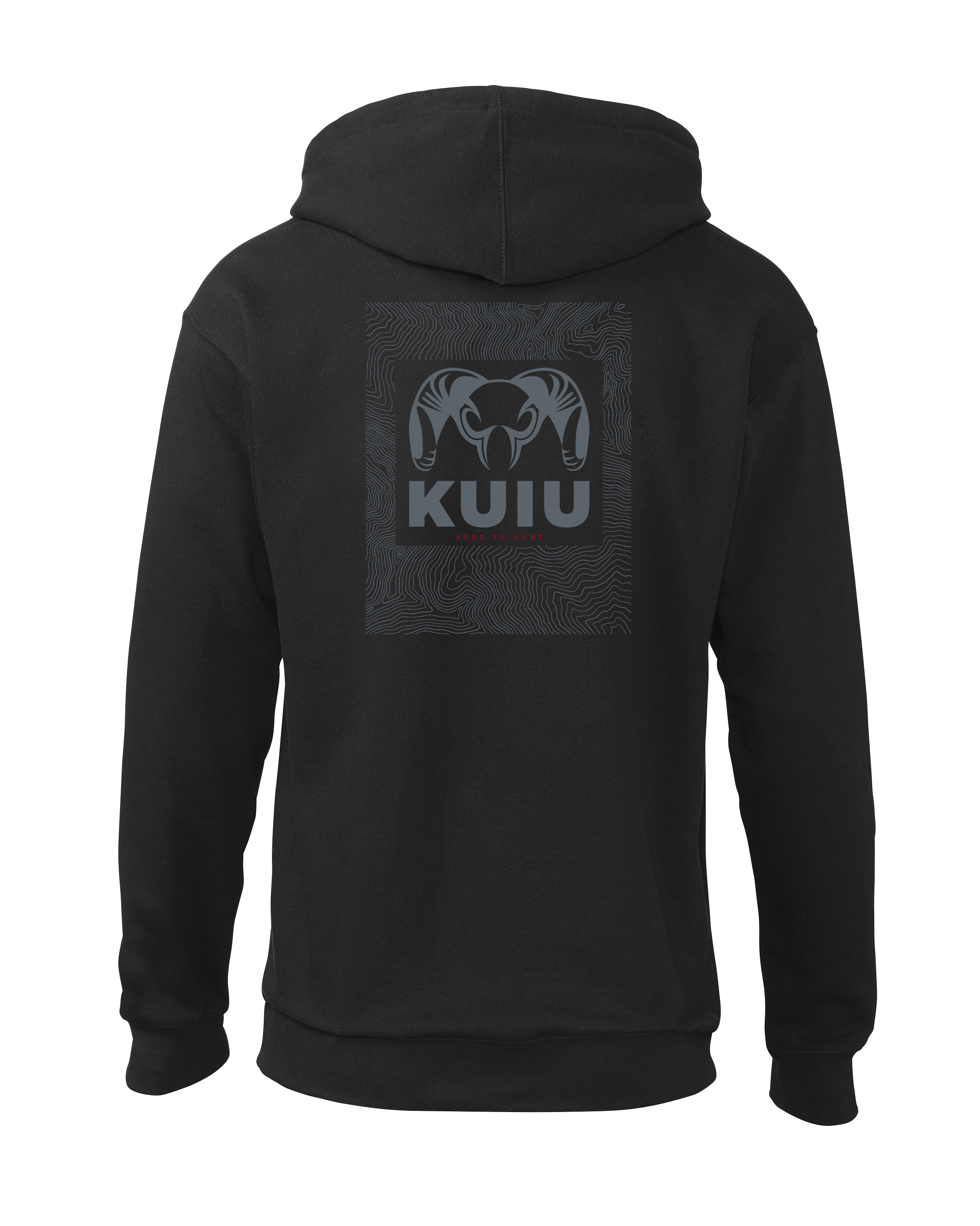 KUIU Topo Back Logo Hoodie | Black