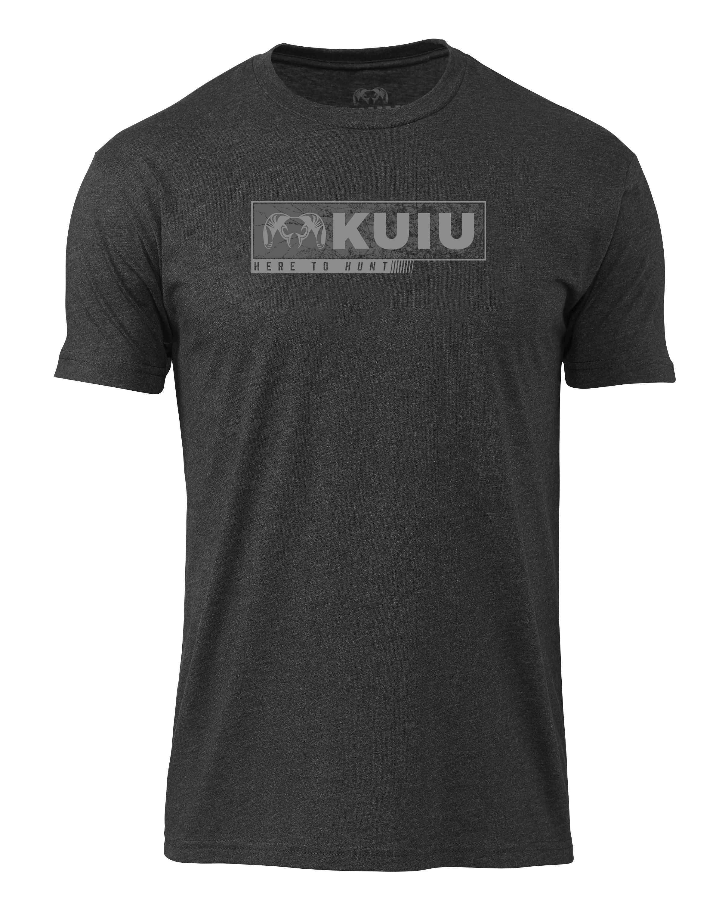 KUIU Here to Hunt Gritstone T-Shirt | Charcoal