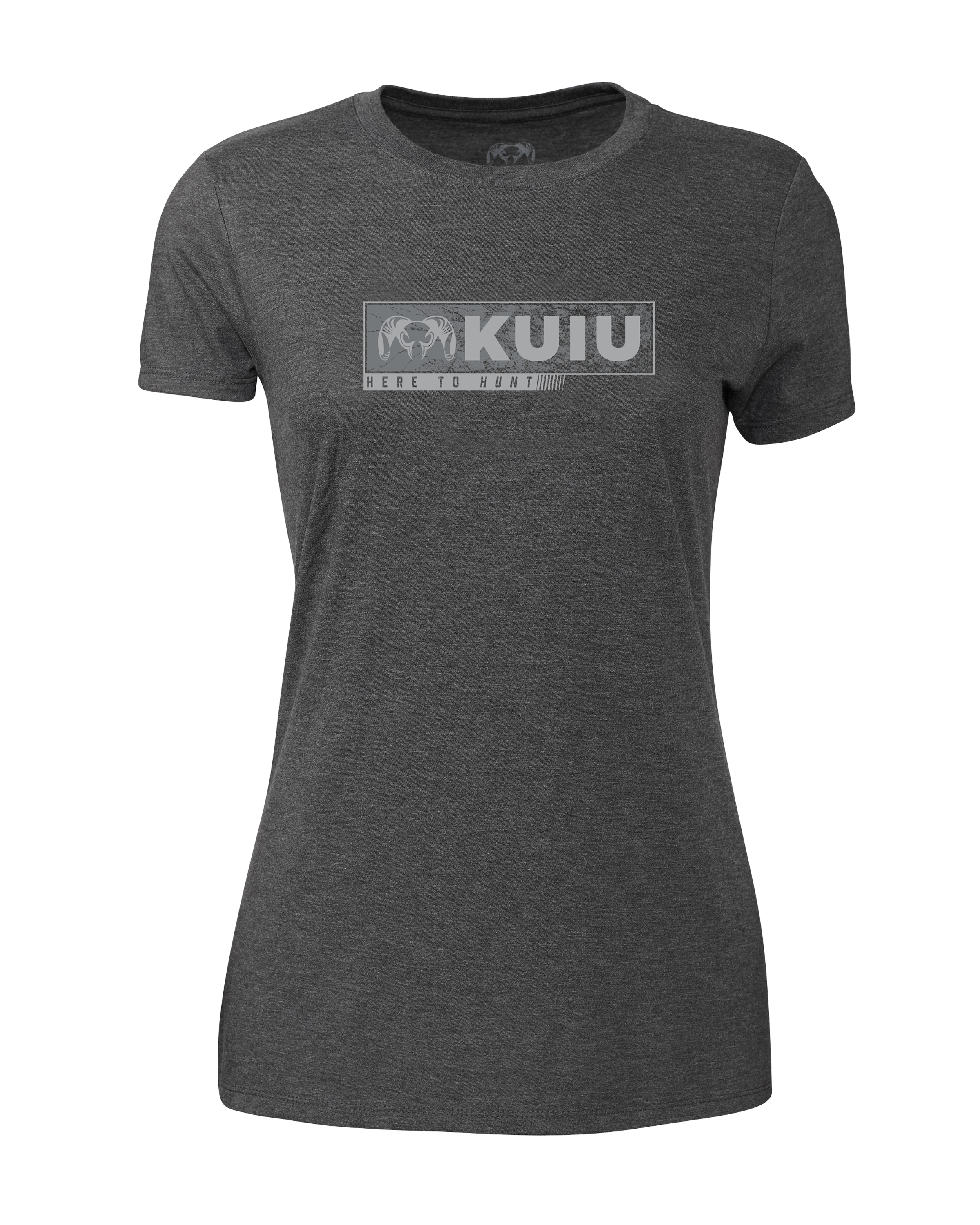 Women's Here to Hunt Gritstone T-Shirt | Charcoal