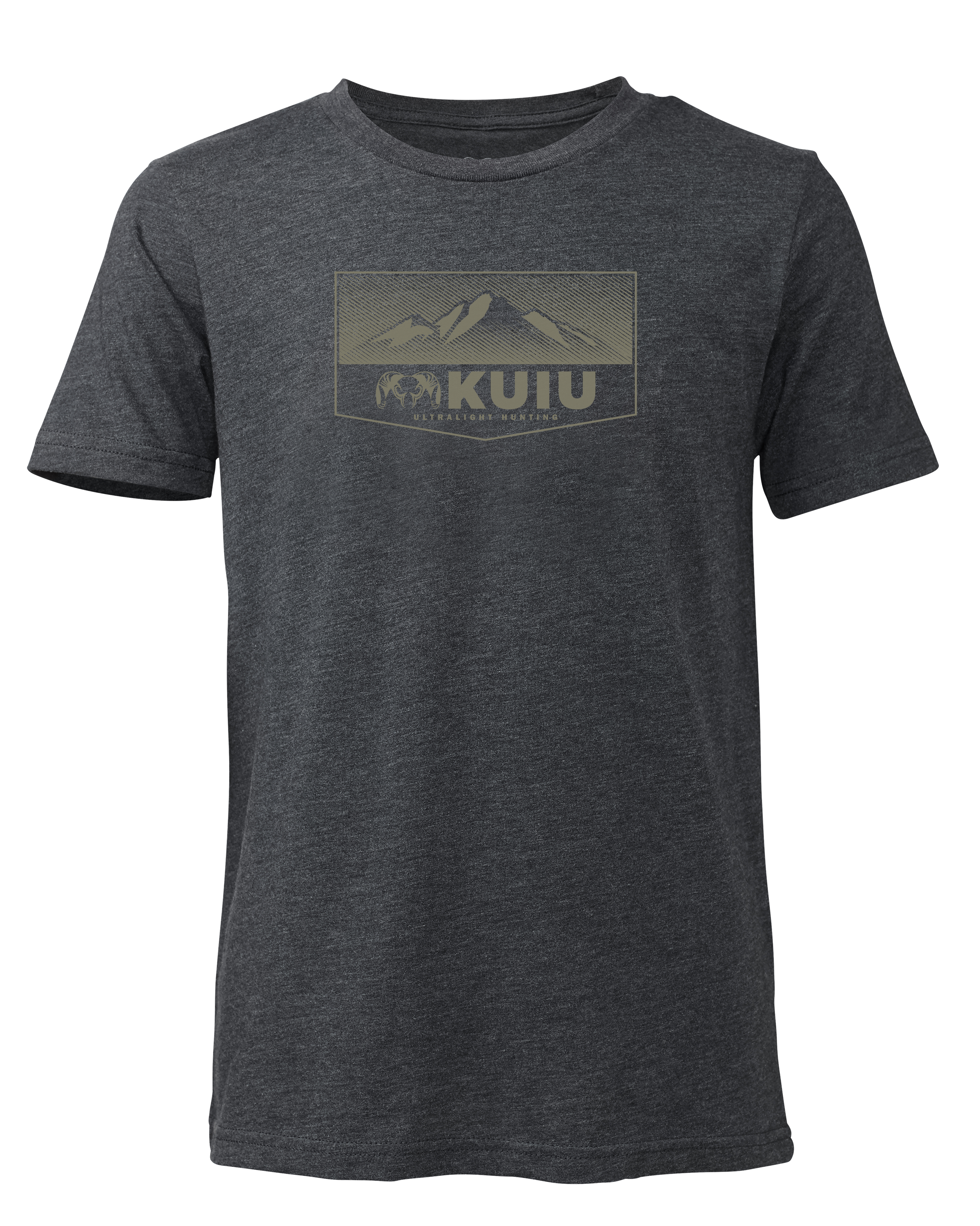Youth Ultralight Mountain Logo T-Shirt | Charcoal