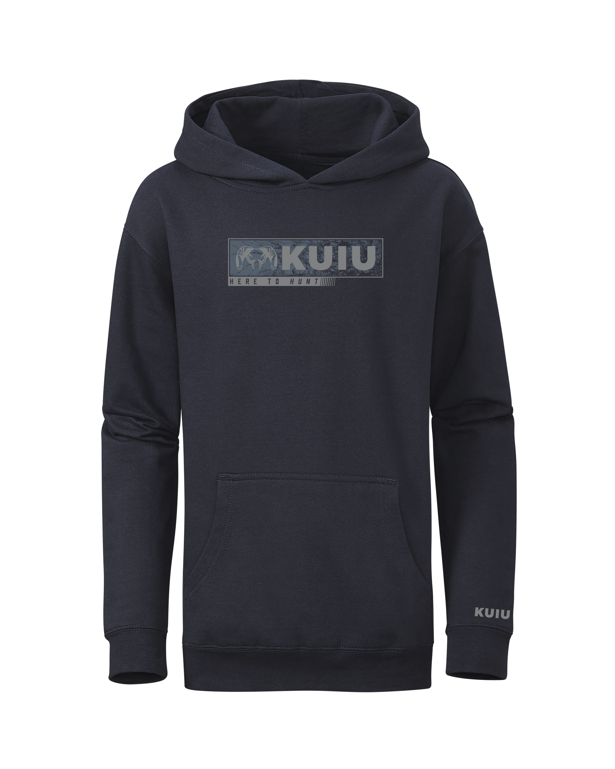 Youth Here to Hunt Gritstone Hoodie | Navy